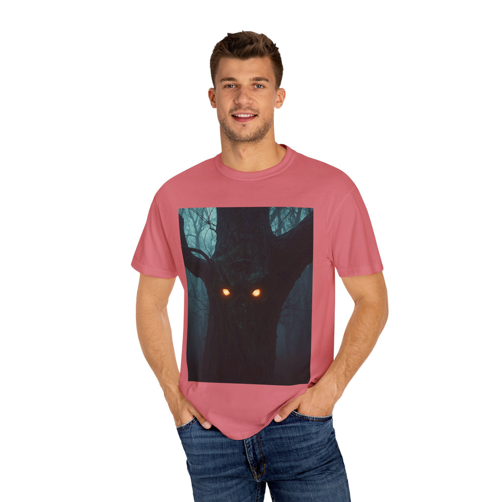 Spooky Mysterious Forest Creature T-Shirt, Unisex Shirt, Nature Lover Gift, Halloween Apparel, Unique Graphic Tee