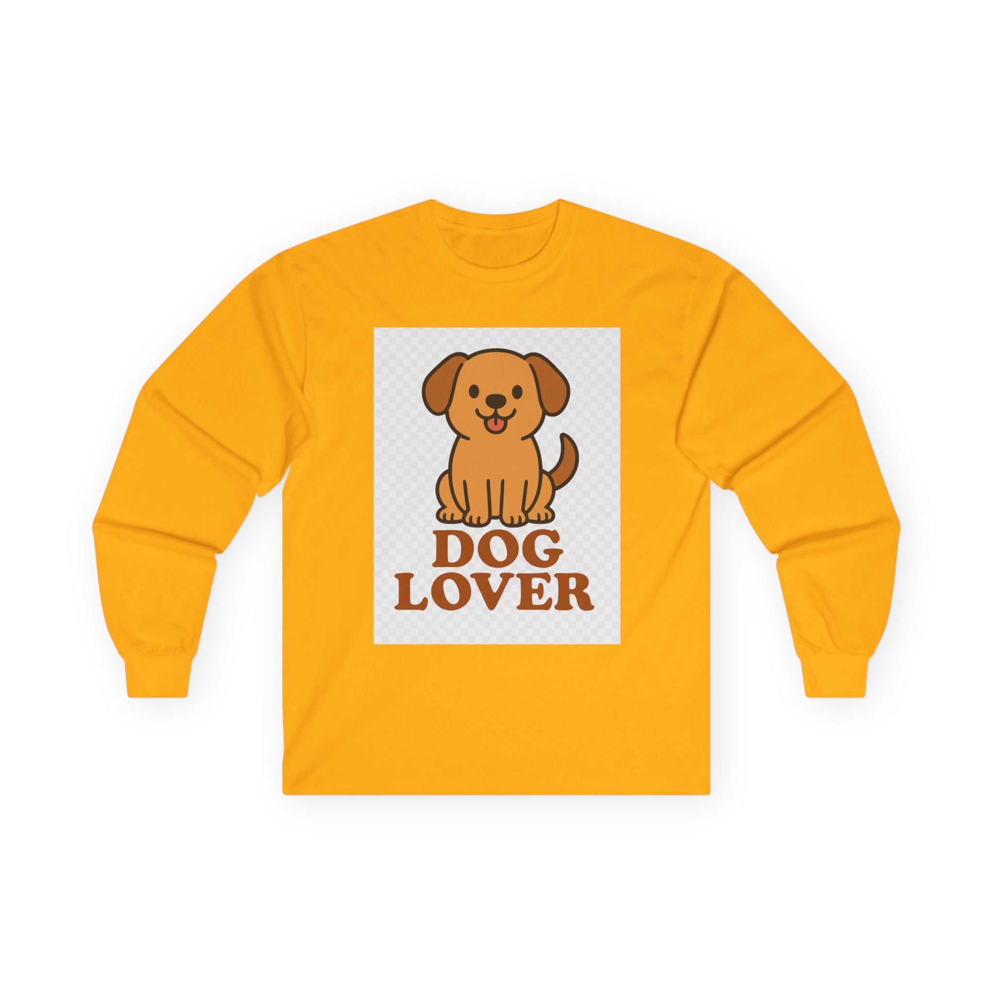 Dog Lover Long Sleeve Tee, Unisex Tee for Pet Enthusiasts, Cute Dog Apparel, Gift for Dog Owners, Casual Everyday Wear