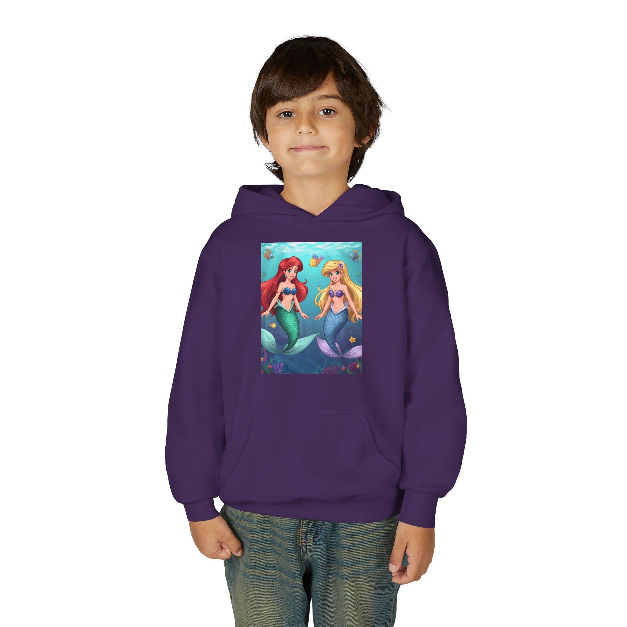 Mermaid Youth Heavy Blend Hooded Sweatshirt