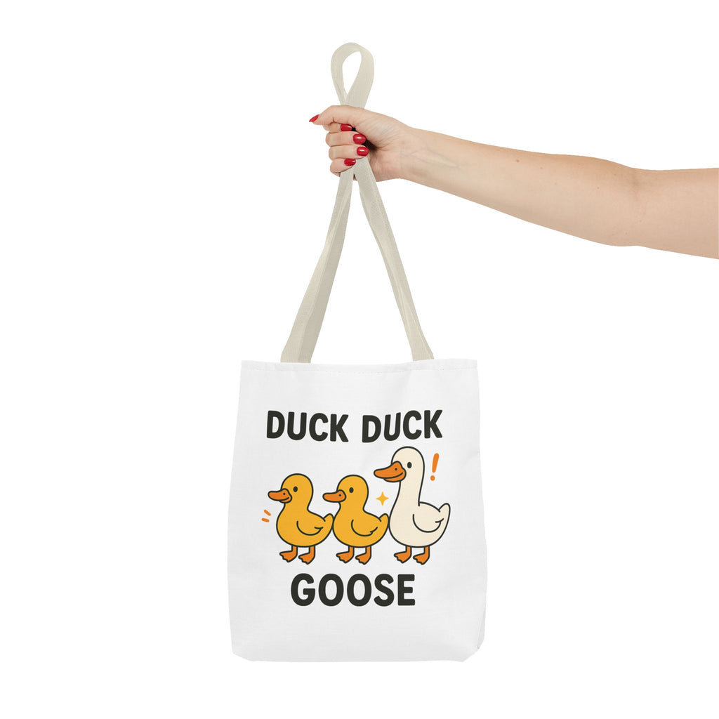 Playful Duck Duck Goose Tote Bag