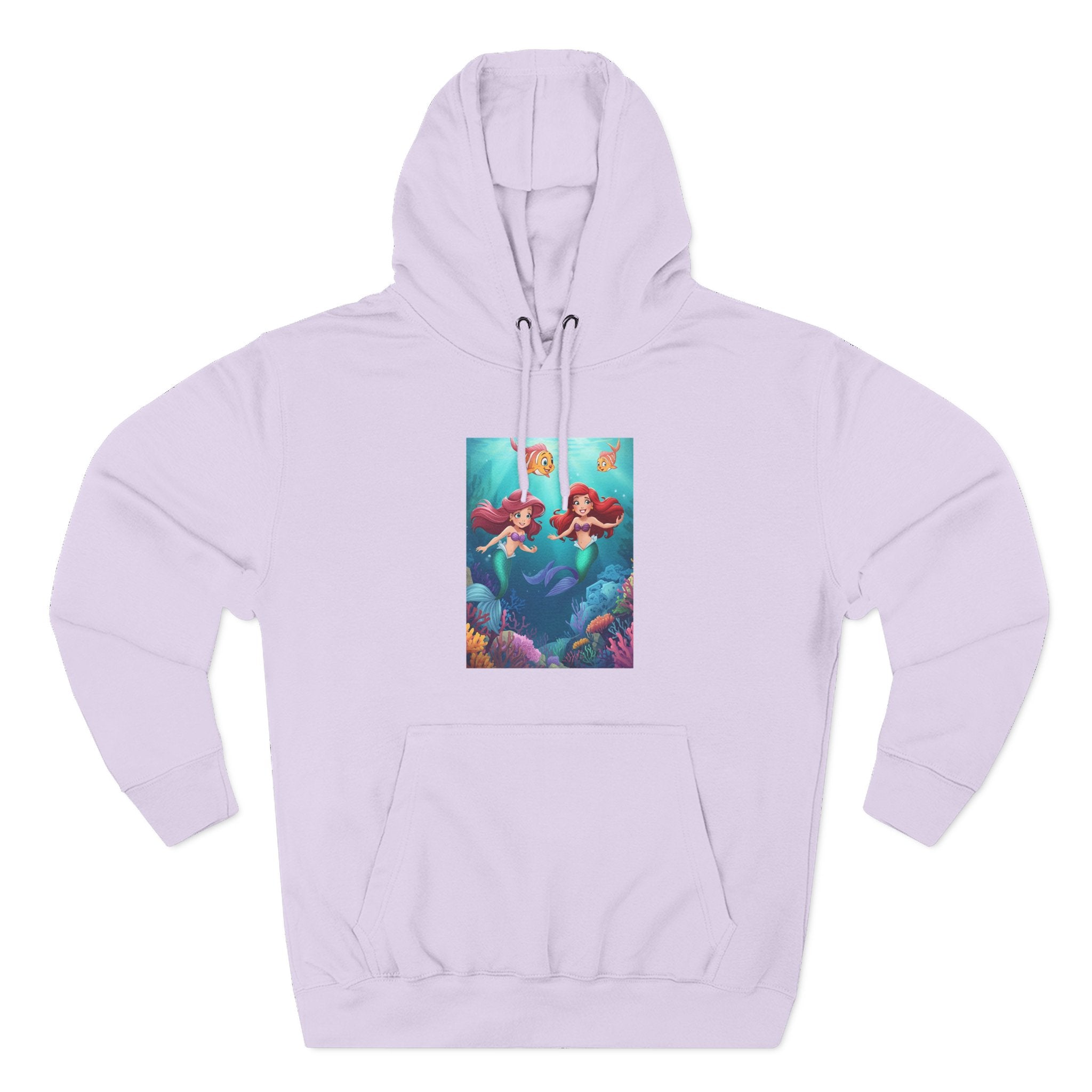 Mermaid Three-Panel Fleece Hoodie