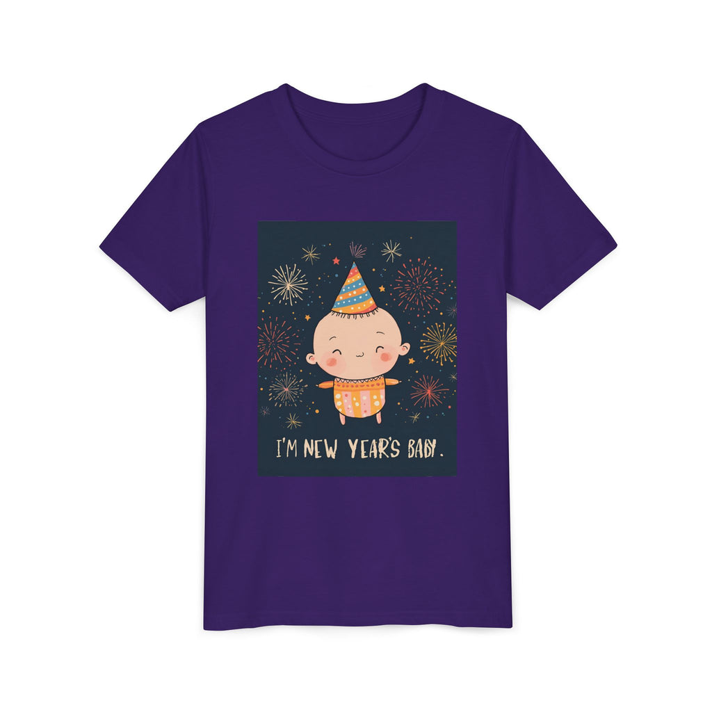 I Am A New Years Baby Youth Short Sleeve Tee
