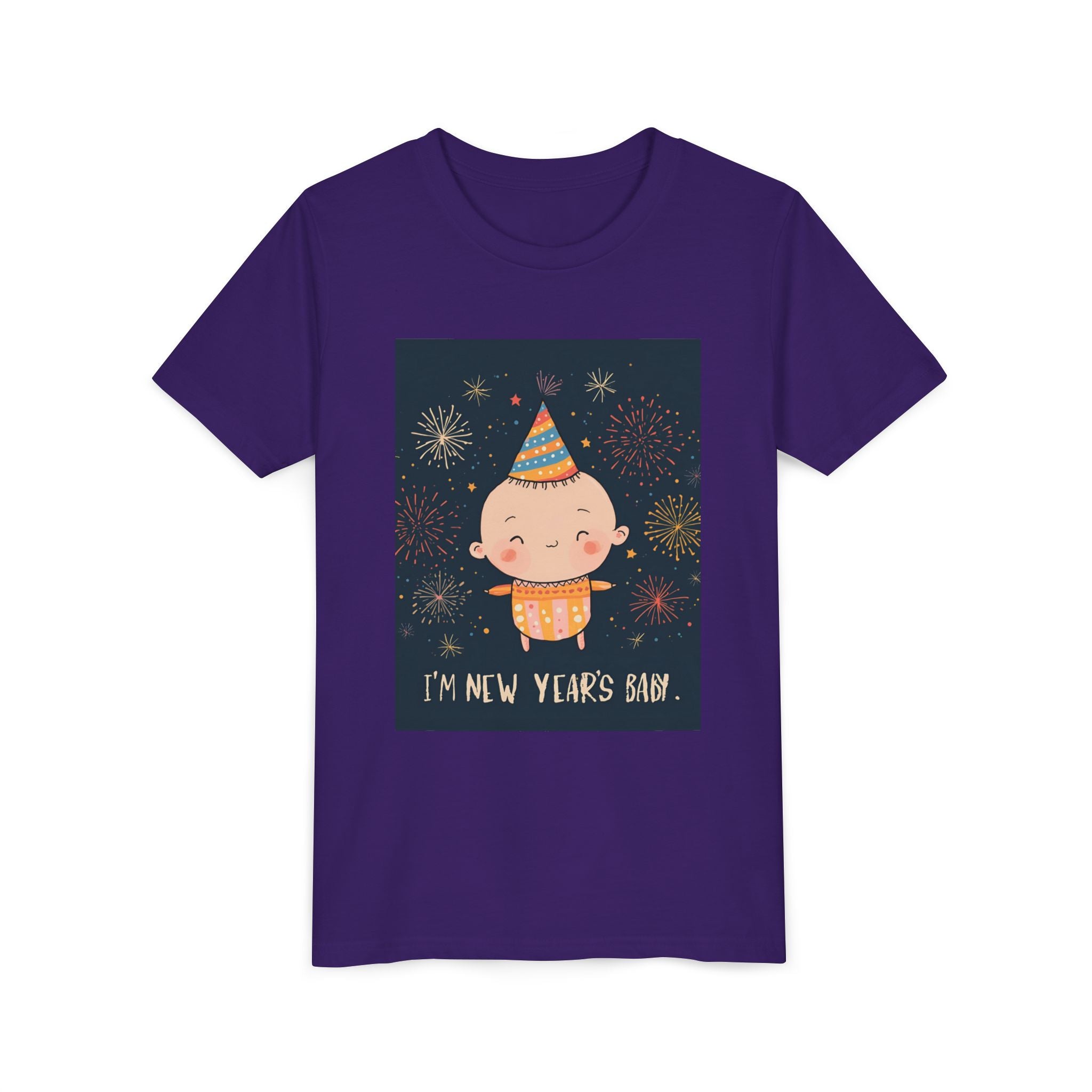 I Am A New Years Baby Youth Short Sleeve Tee