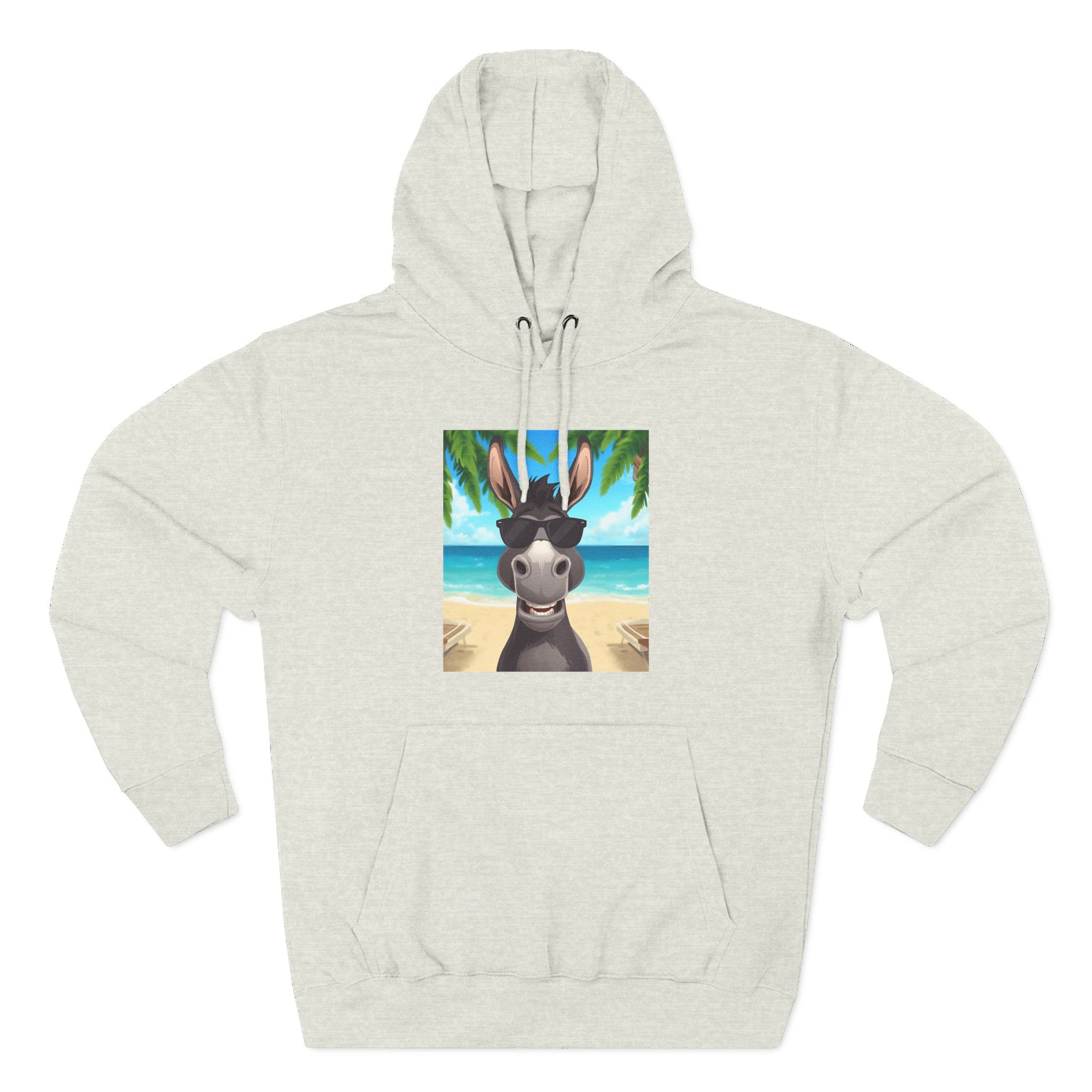 Donkey Beach Vibe Three-Panel Fleece Hoodie