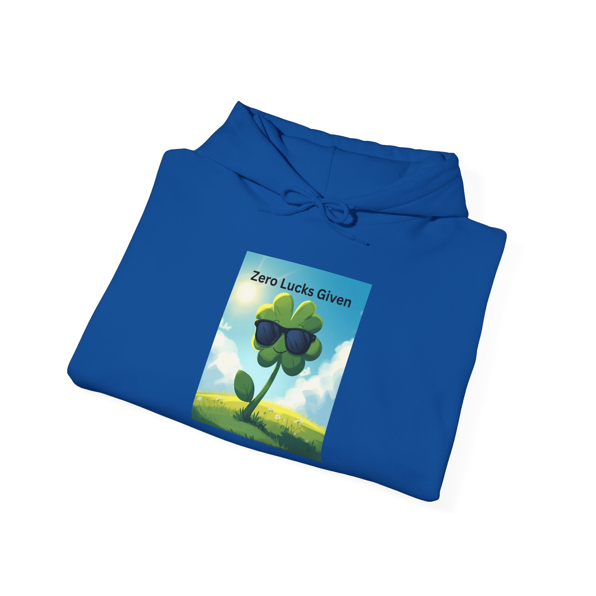 Chill Vibes Hooded Sweatshirt - Plant Power, Casual Wear, Nature Lover Gift, Relaxing Style, Zero Luck Given