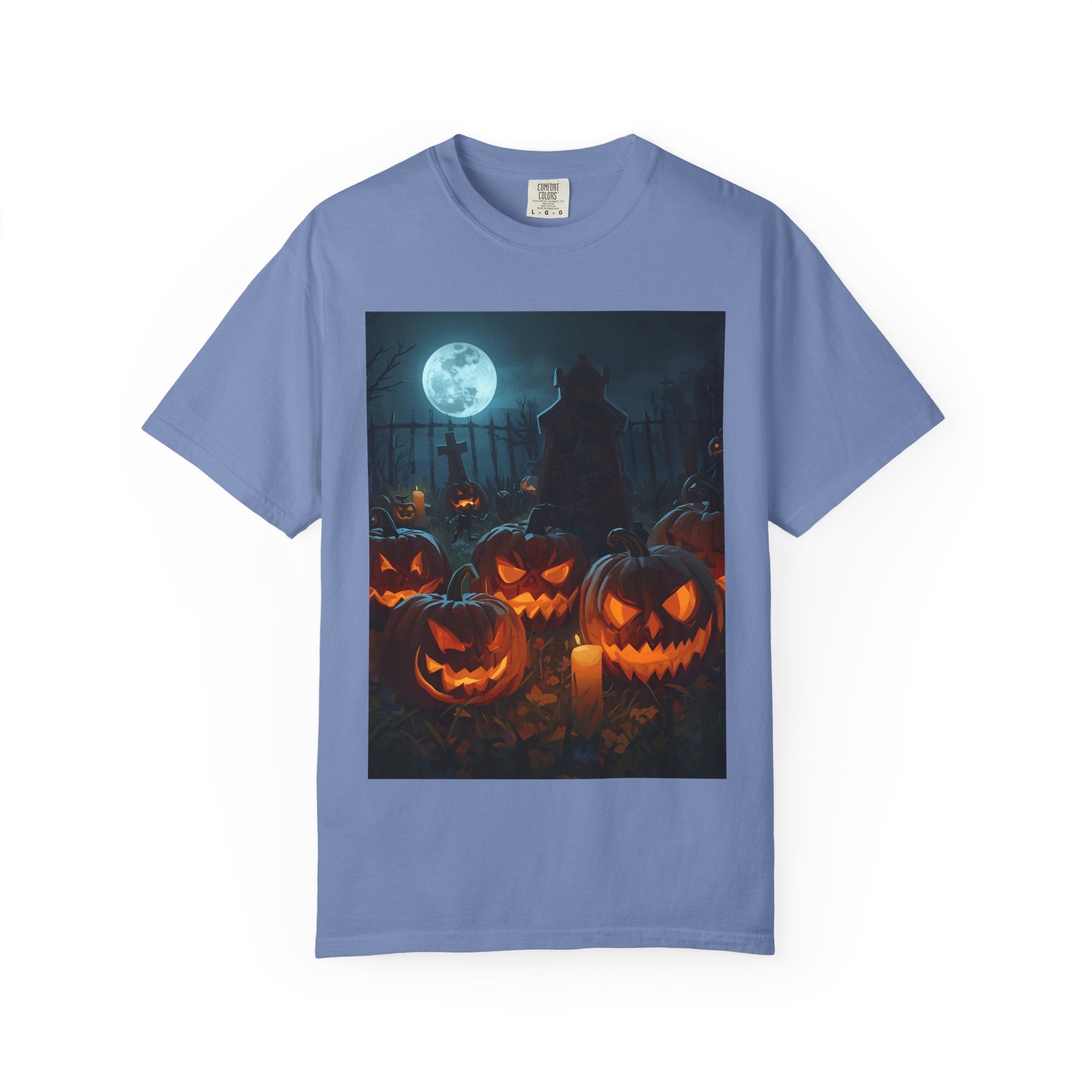 Halloween Pumpkin Unisex T-Shirt, Spooky Shirt, Fall Apparel, Halloween Costume, Casual Wear, Party Shirt