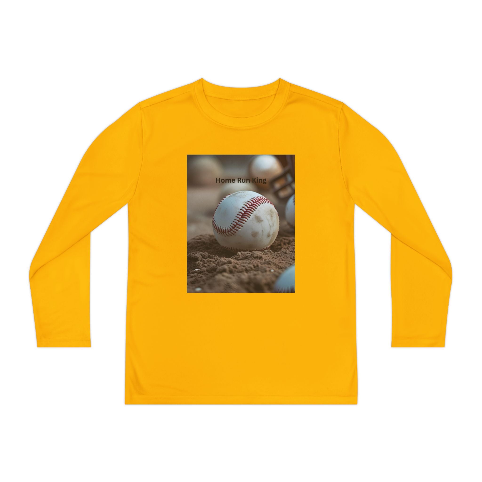 Baseball Youth Long Sleeve Shirt, Kids Sports Tee, Team Fundraiser, Athletic Wear, Birthday Gift, Gifts for Young Players