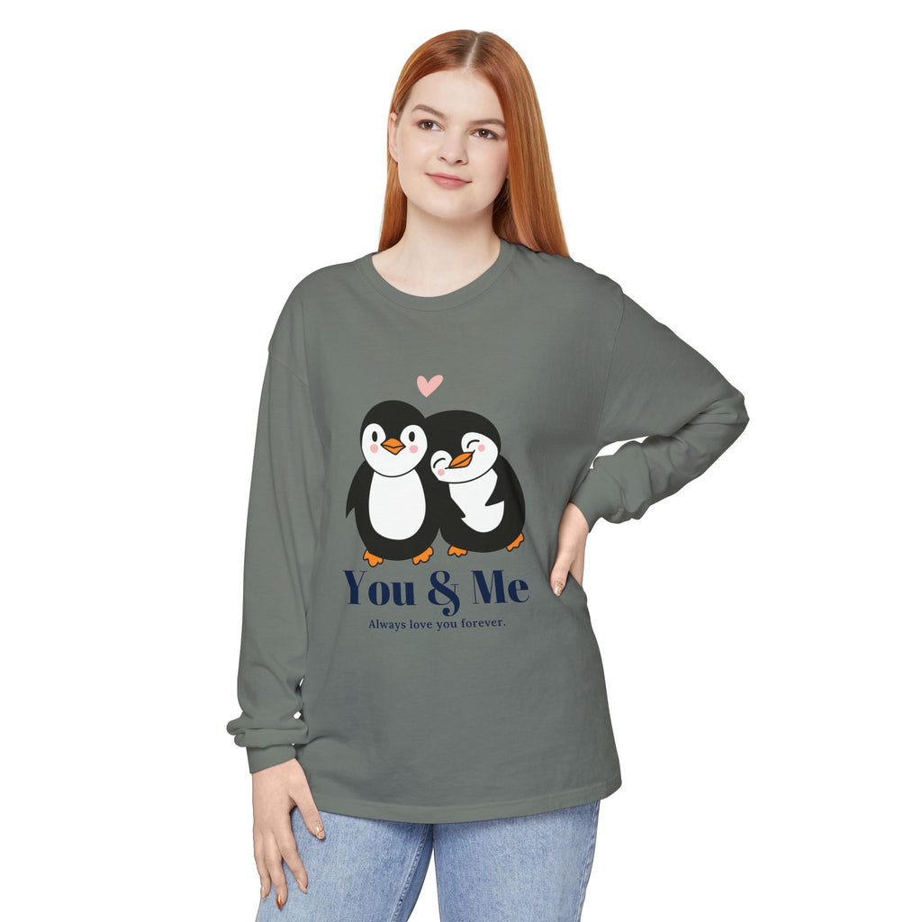 Adorable Penguin Love Long Sleeve T-Shirt | Cute Couples Gift, Valentine's Day Apparel, Matching Tees, Cozy Date Night Wear, [...]