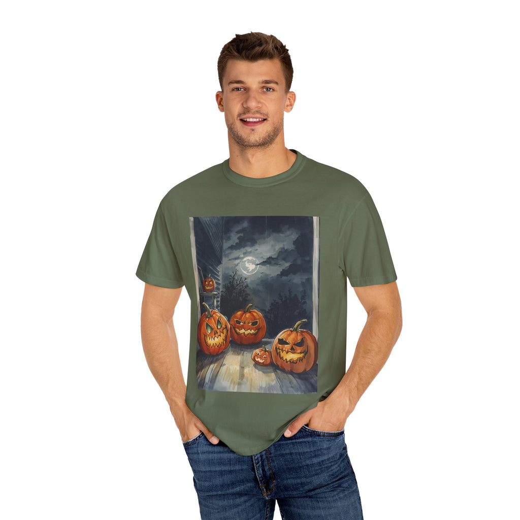 Halloween Pumpkin Scary T-shirt - Perfect for Fall Celebrations, Trick or Treat, Autumn Fashion, Costume Party, Spooky Vibes