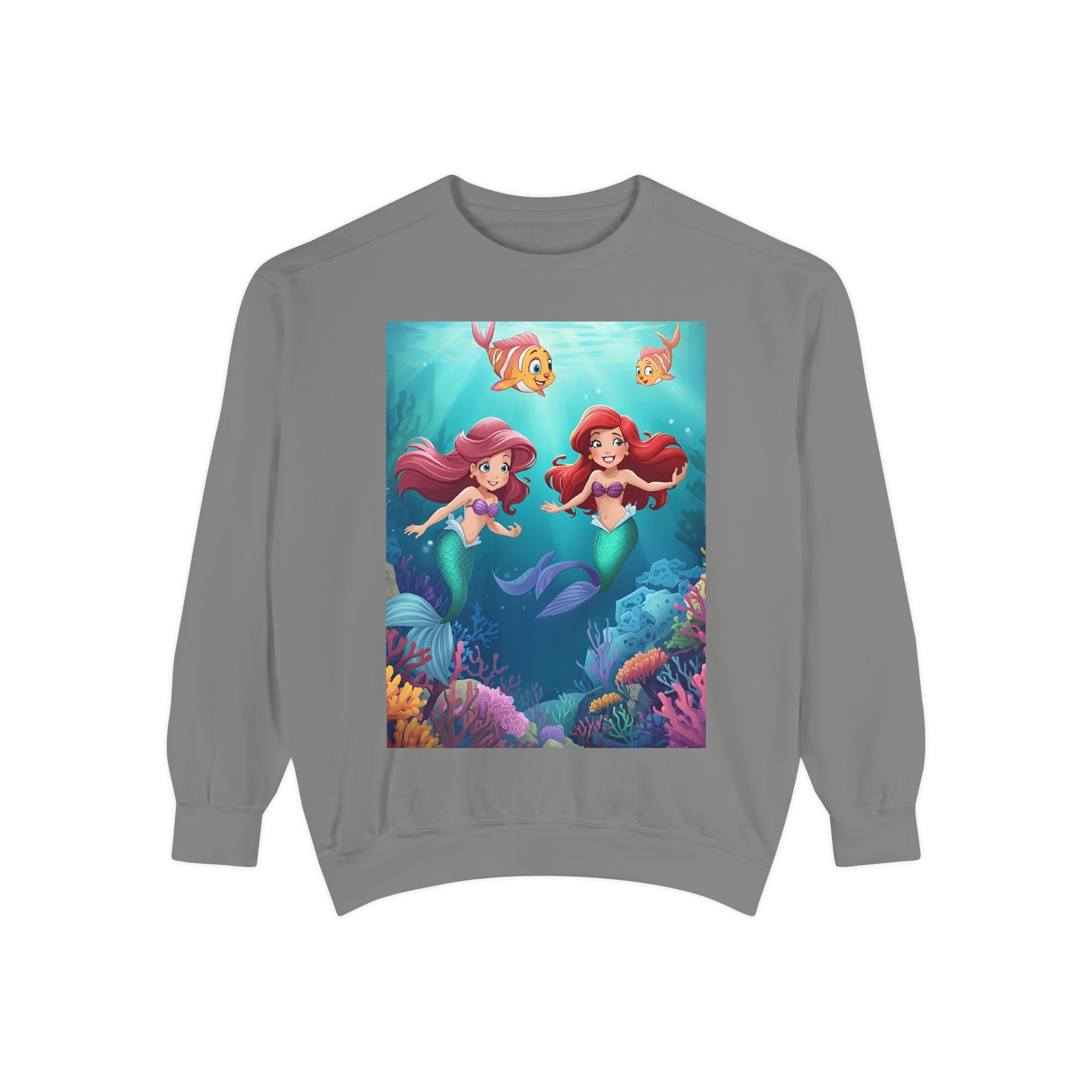 Mermaid Unisex Garment-Dyed Sweatshirt