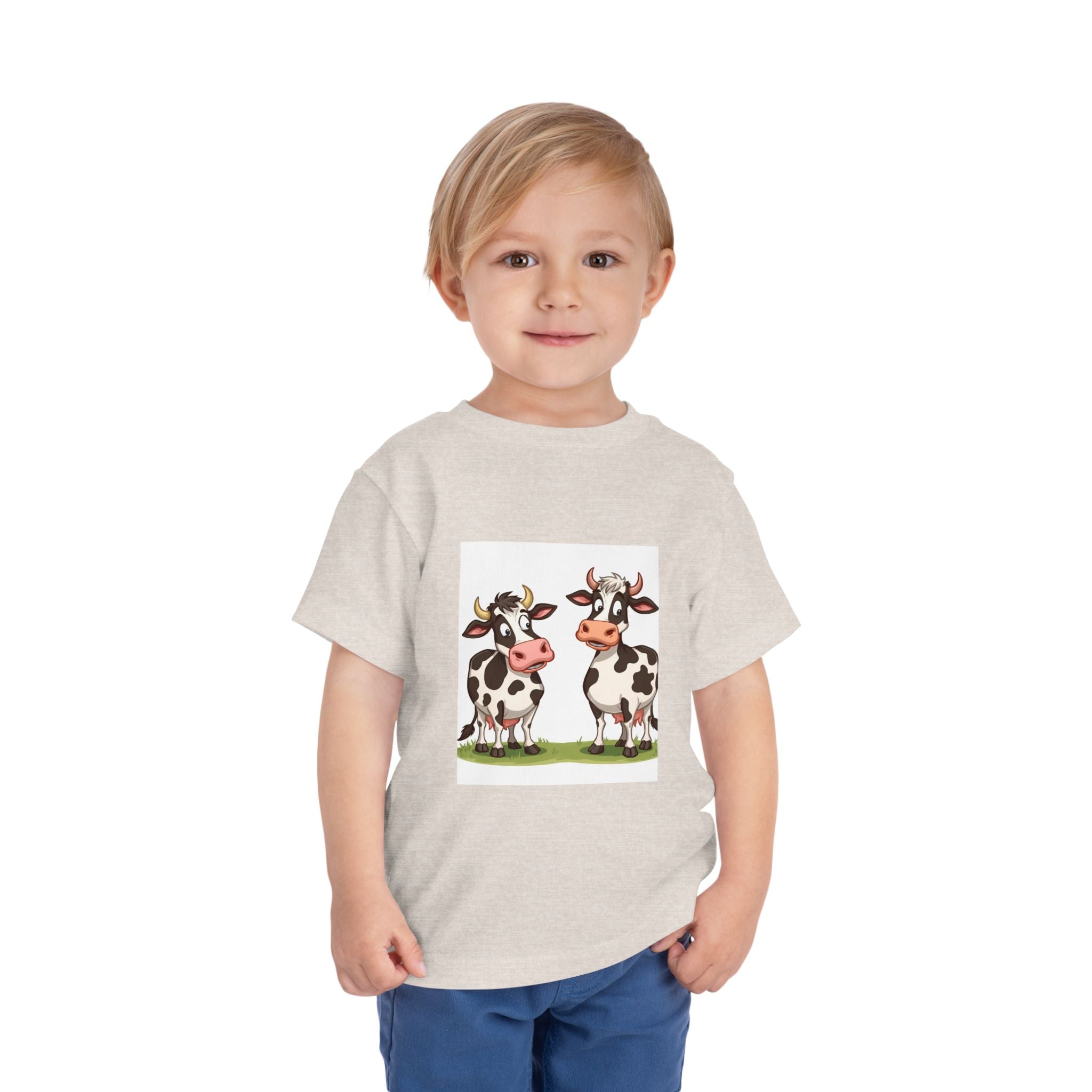 Cute Cows Toddler Short Sleeve Tee