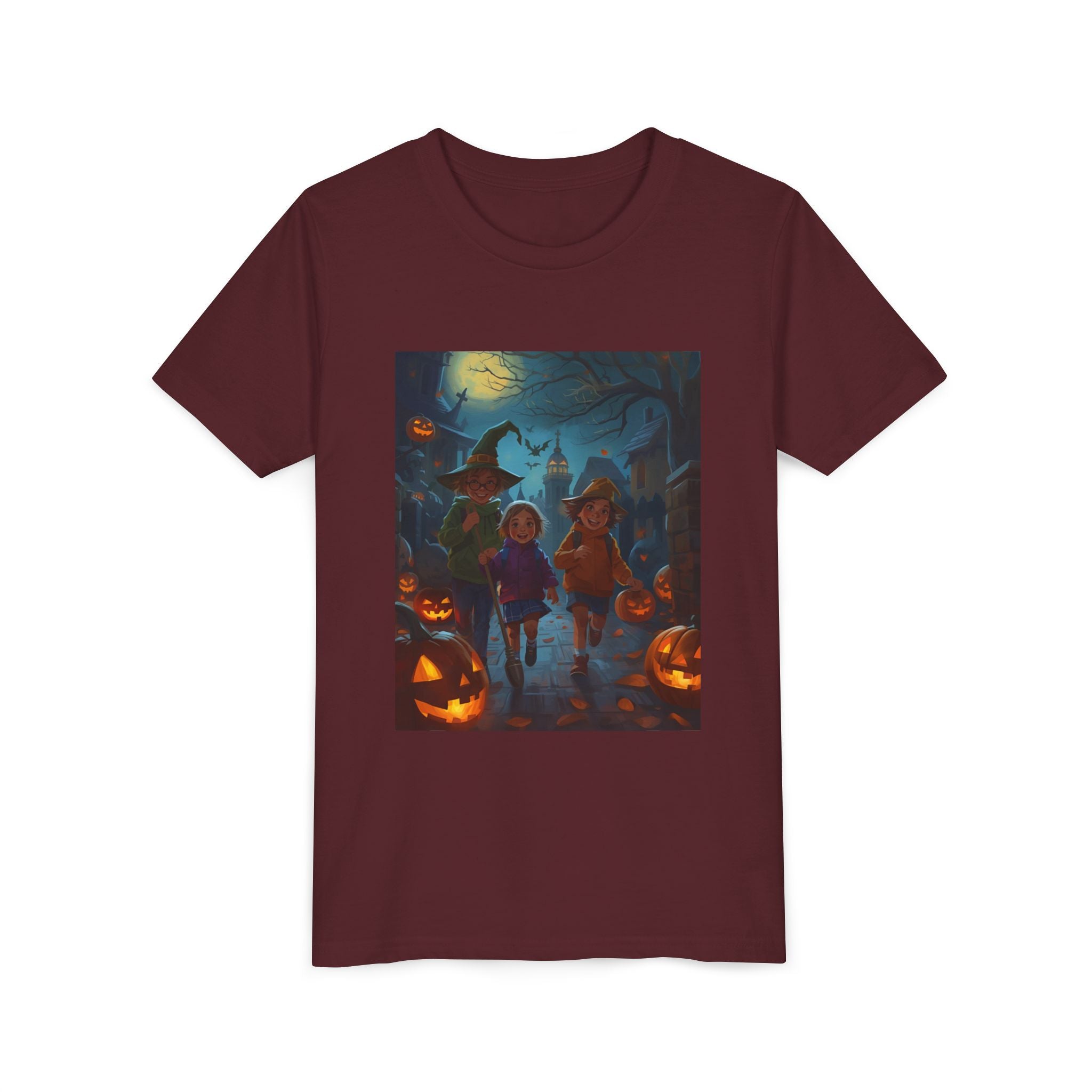 Spooky Halloween Youth Tee | Fun Kids Shirt for Halloween Parties, Trick-or-Treating, Fall Celebrations, Spooky Vibes, Cute Costumes
