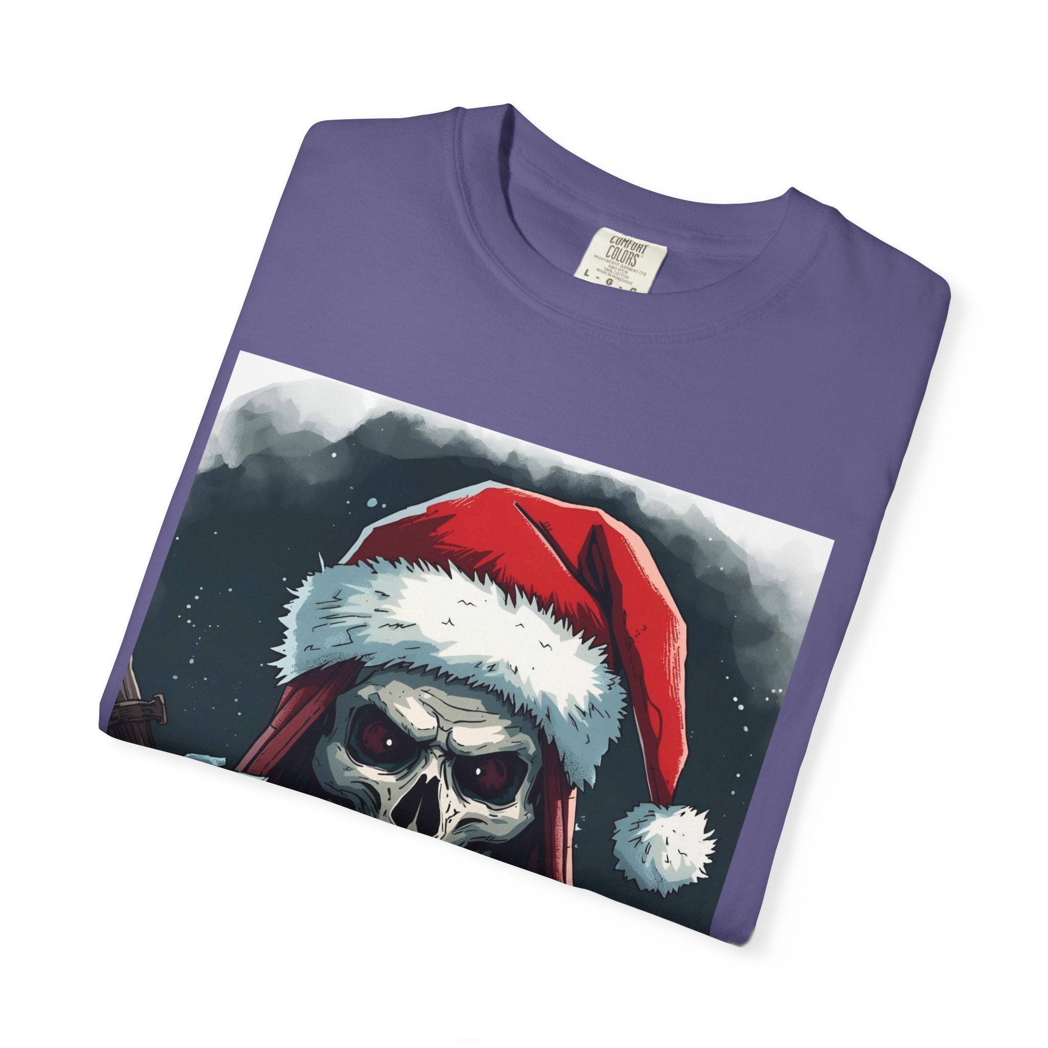 Christmas Skeleton T-Shirt, Unisex Holiday Tee, Funny Graphic Shirt, Unique Gift, Halloween & Christmas Apparel