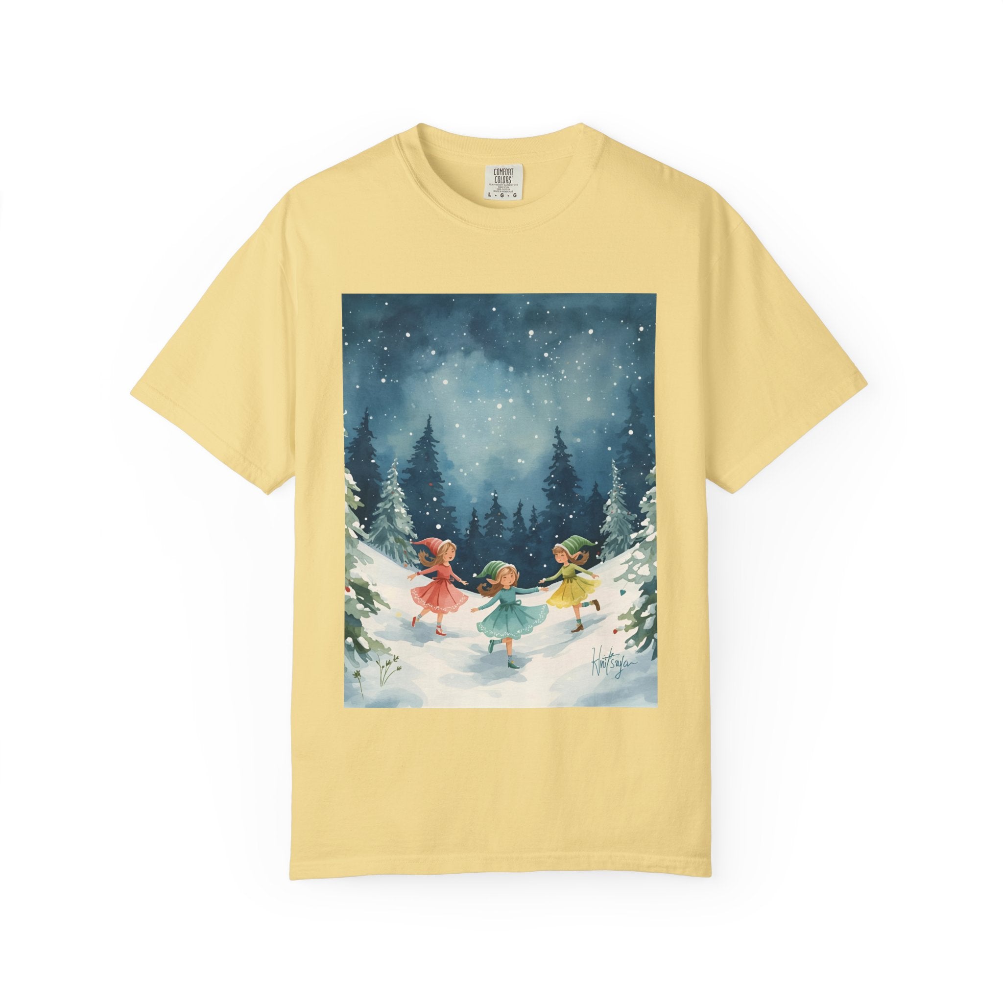 Winter Wonderland T-Shirt, Holiday Gift, Unisex Tee, Cozy Winter Apparel, Snowy Scene Shirt, Christmas Fashion