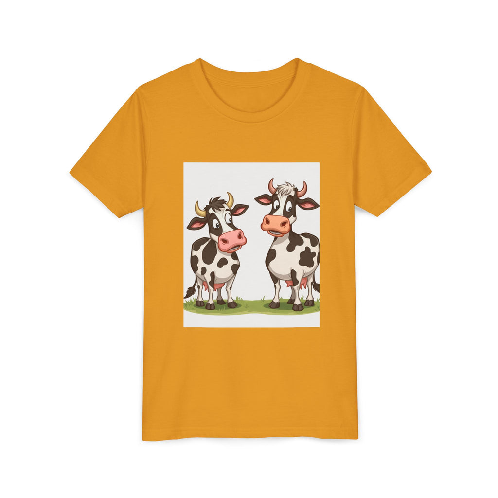 Cute Cows Youth Short Sleeve Tee