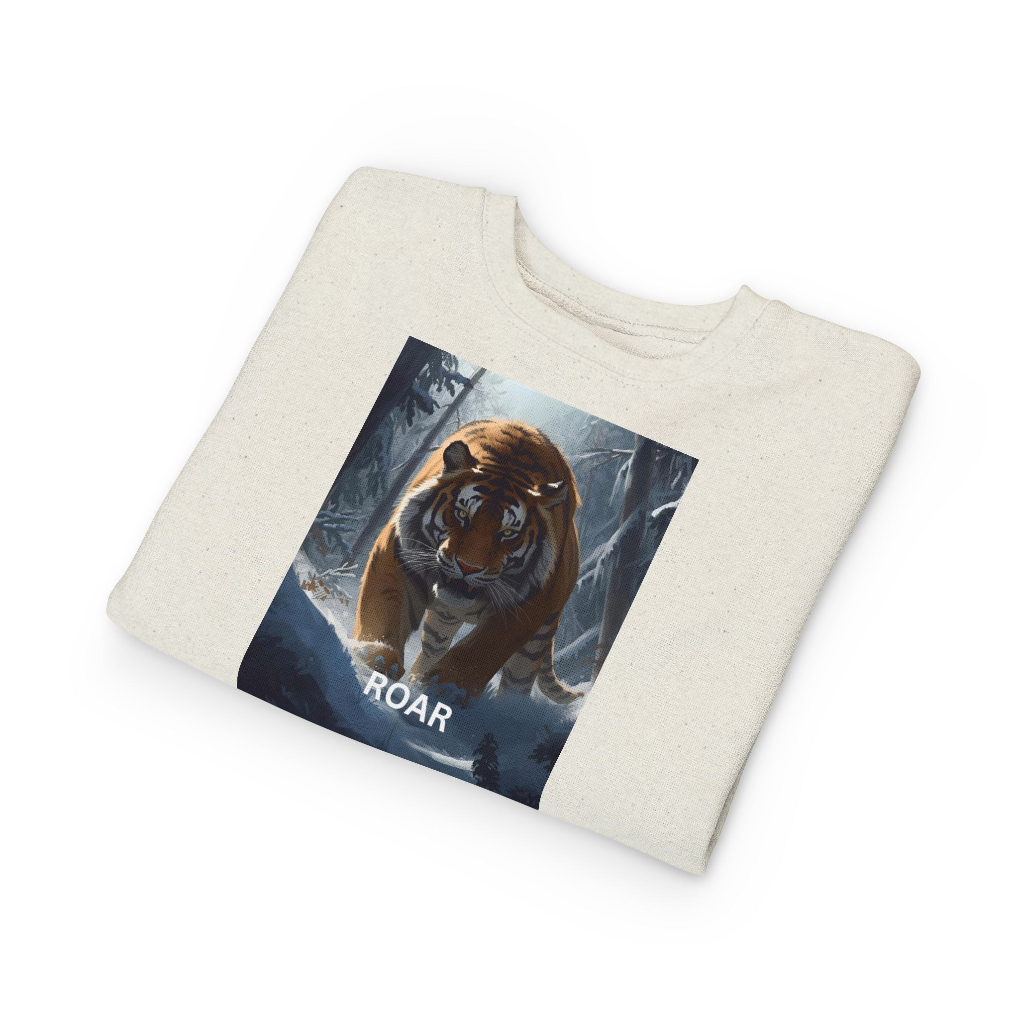 Tiger Roar Snow Toddler Sweatshirt