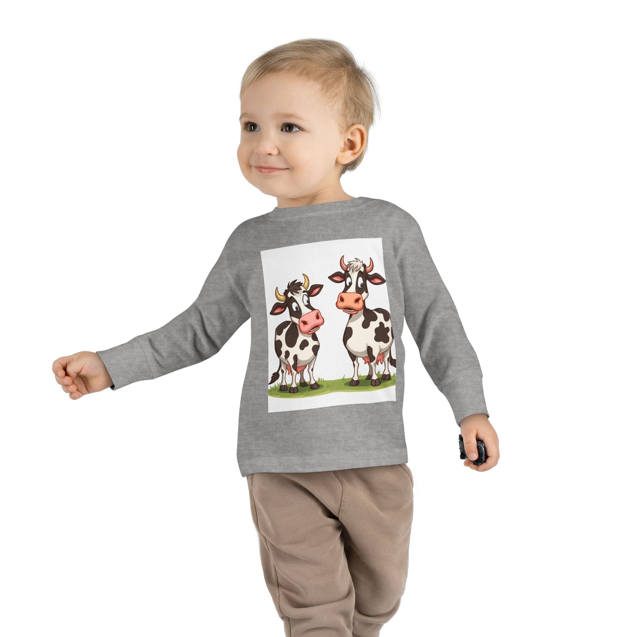 Cute Cows Toddler Long Sleeve Tee