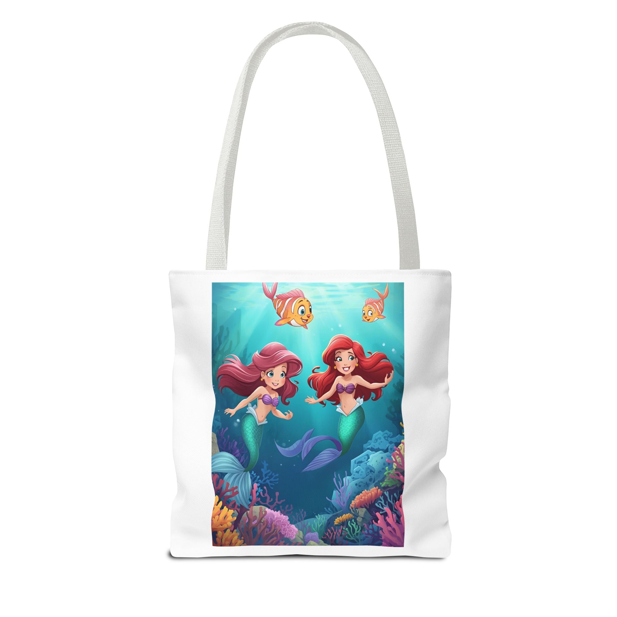 Whimsical Mermaid Tote Bag, Ocean Adventure, Beach Day Essential, Gift for Sea Lovers, Cute Shopping Bag, Summer Vibes