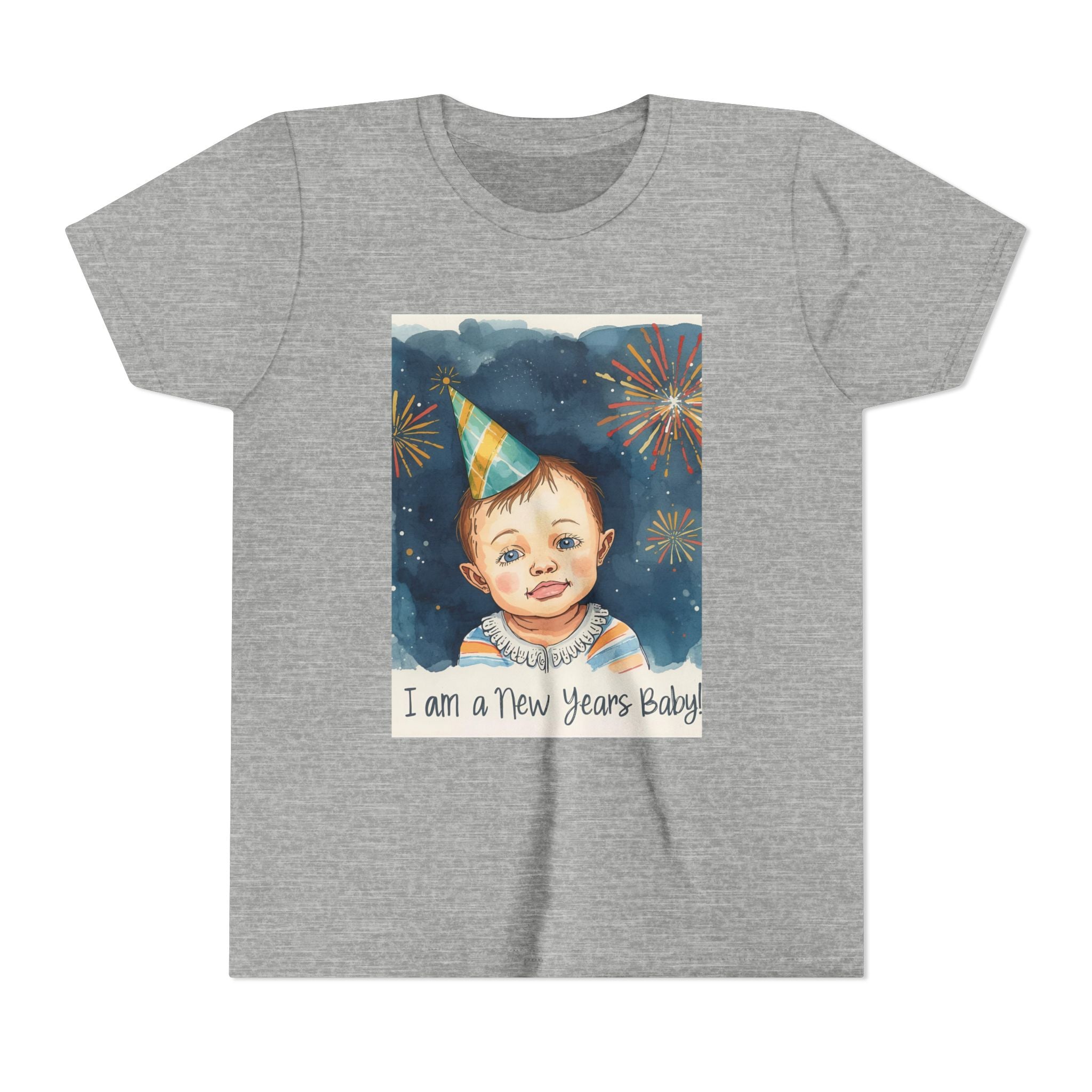 I Am A New Years Baby Youth Short Sleeve Tee