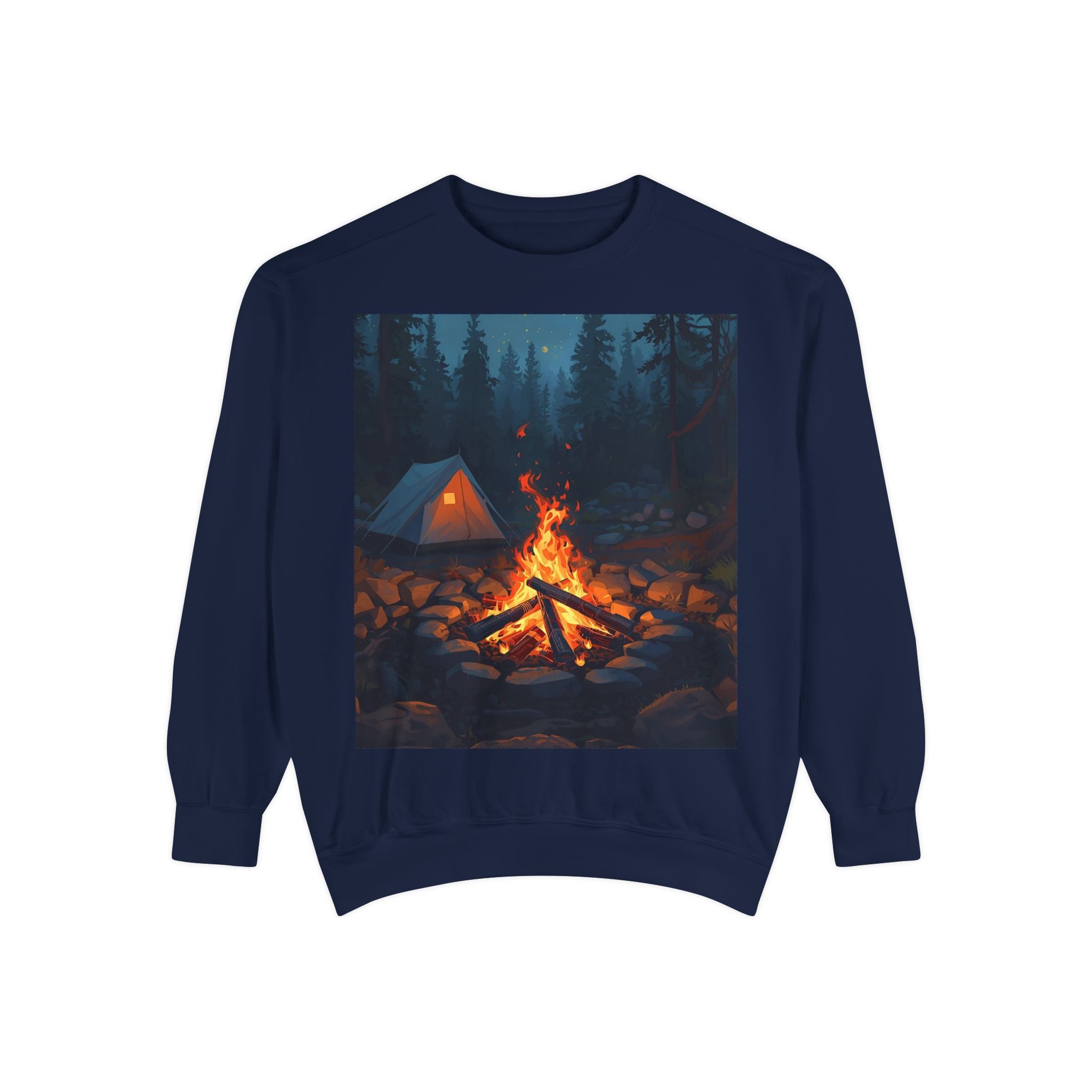 Cozy Campfire Unisex Garment-Dyed Sweatshirt