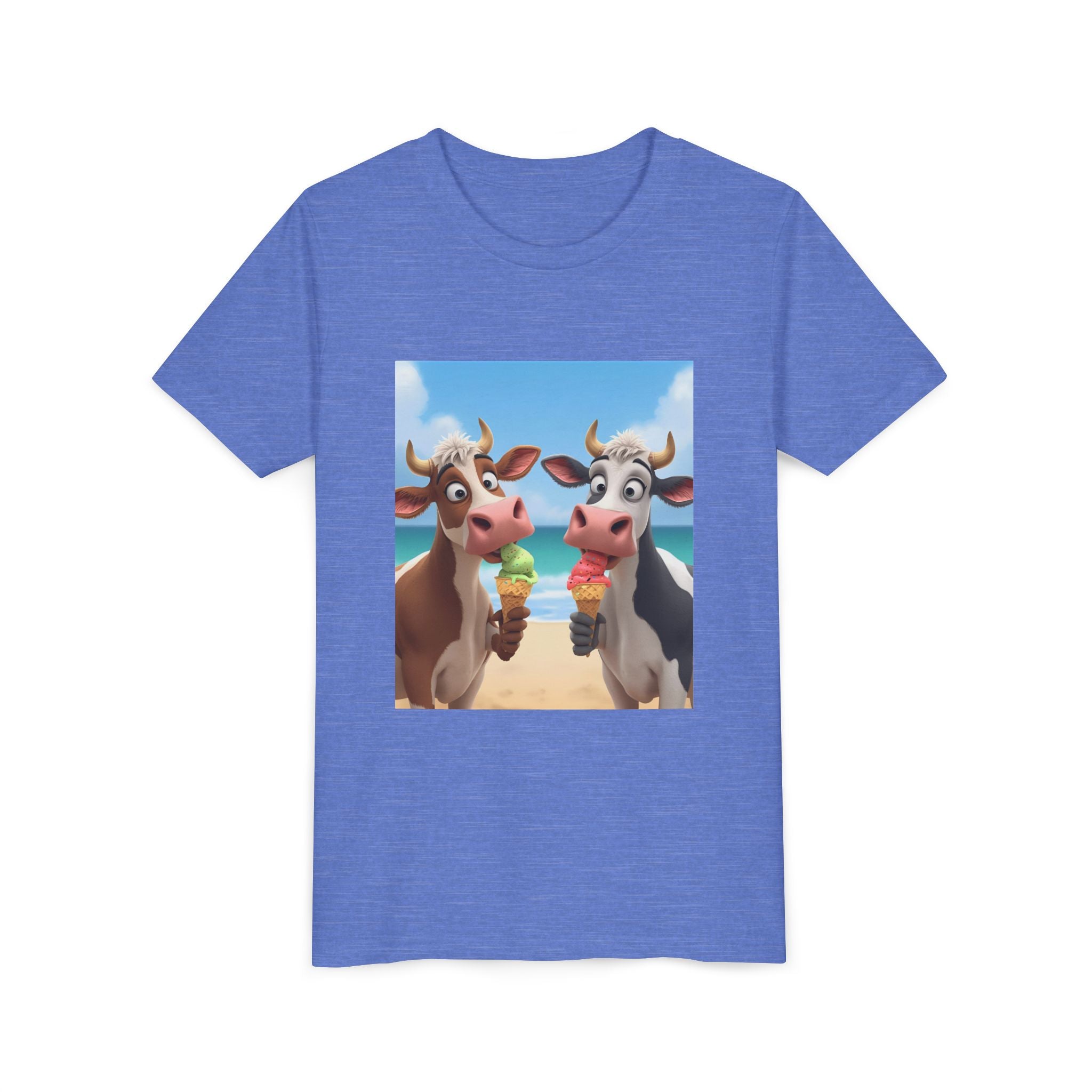 Beachy Cow Youth Short Sleeve Tee