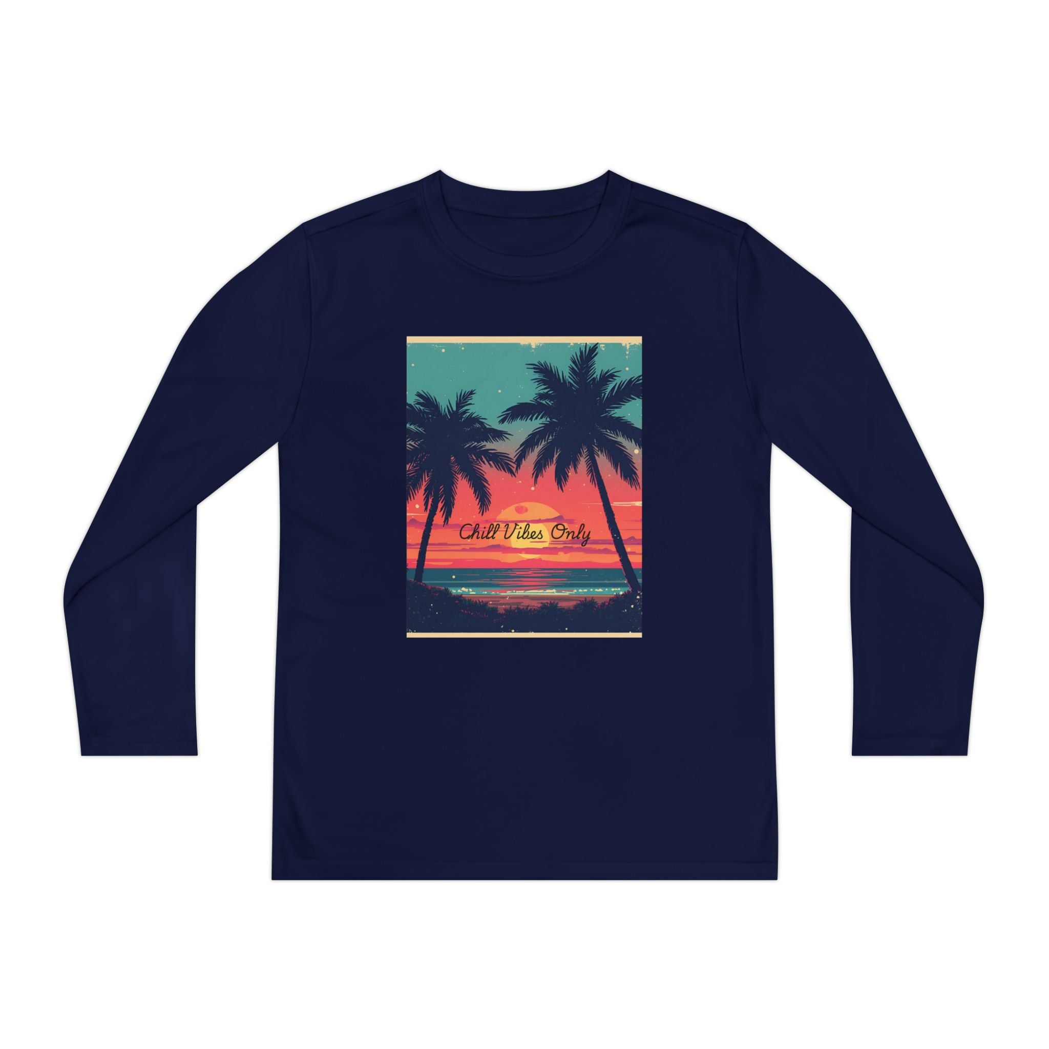 Tropical Sunset Youth Long Sleeve Competitor Tee