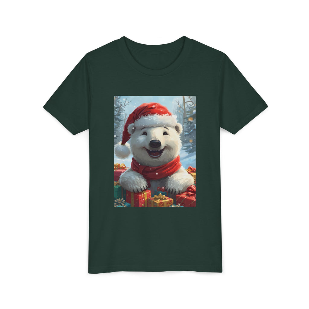 Christmas Bear Youth Short Sleeve Tee