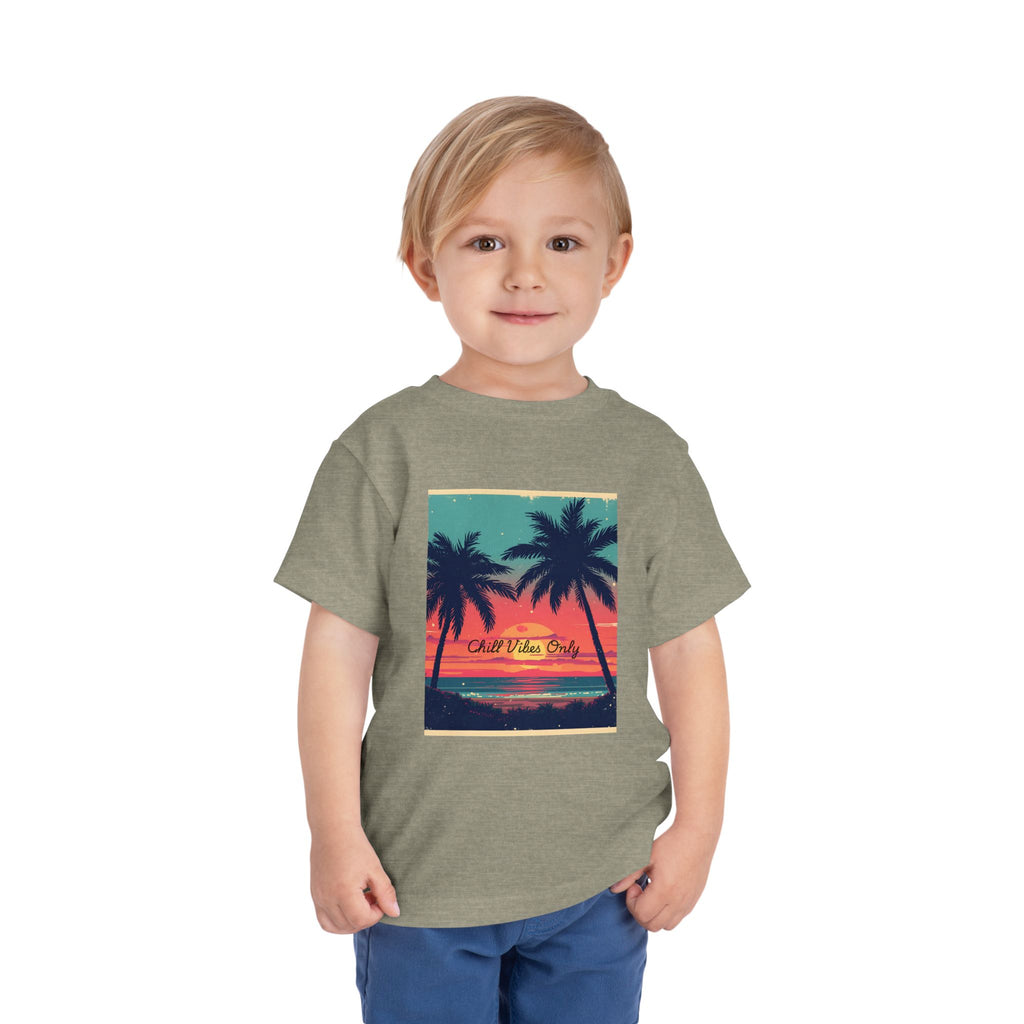 Tropical Sunset Toddler Short Sleeve Tee