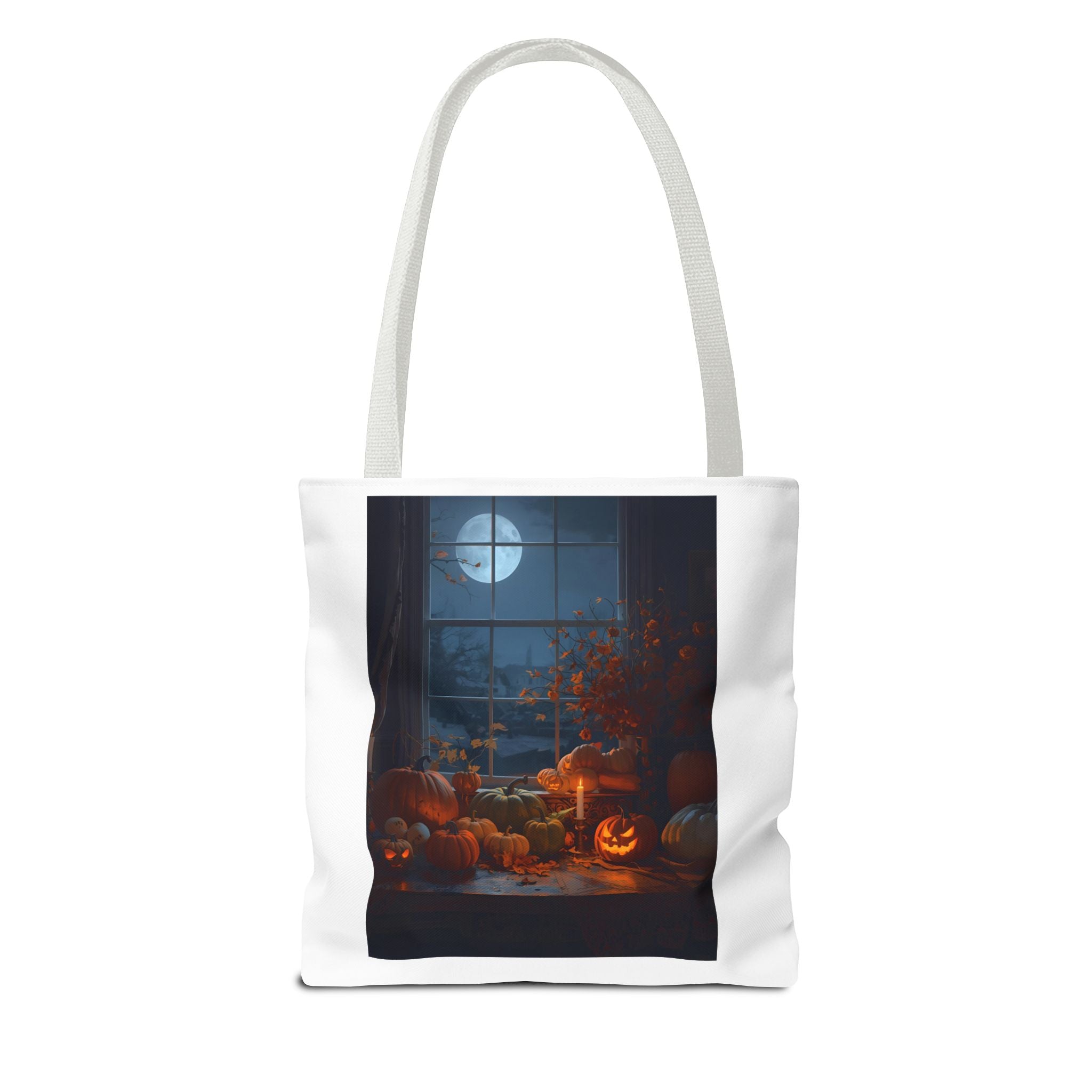 Spooky Autumn Pumpkln Tote Bag, Pumpkin Tote, Halloween Accessory, Fall Decor Bag, Pumpkin Patch Shopping Bag, Seasonal Gift Idea