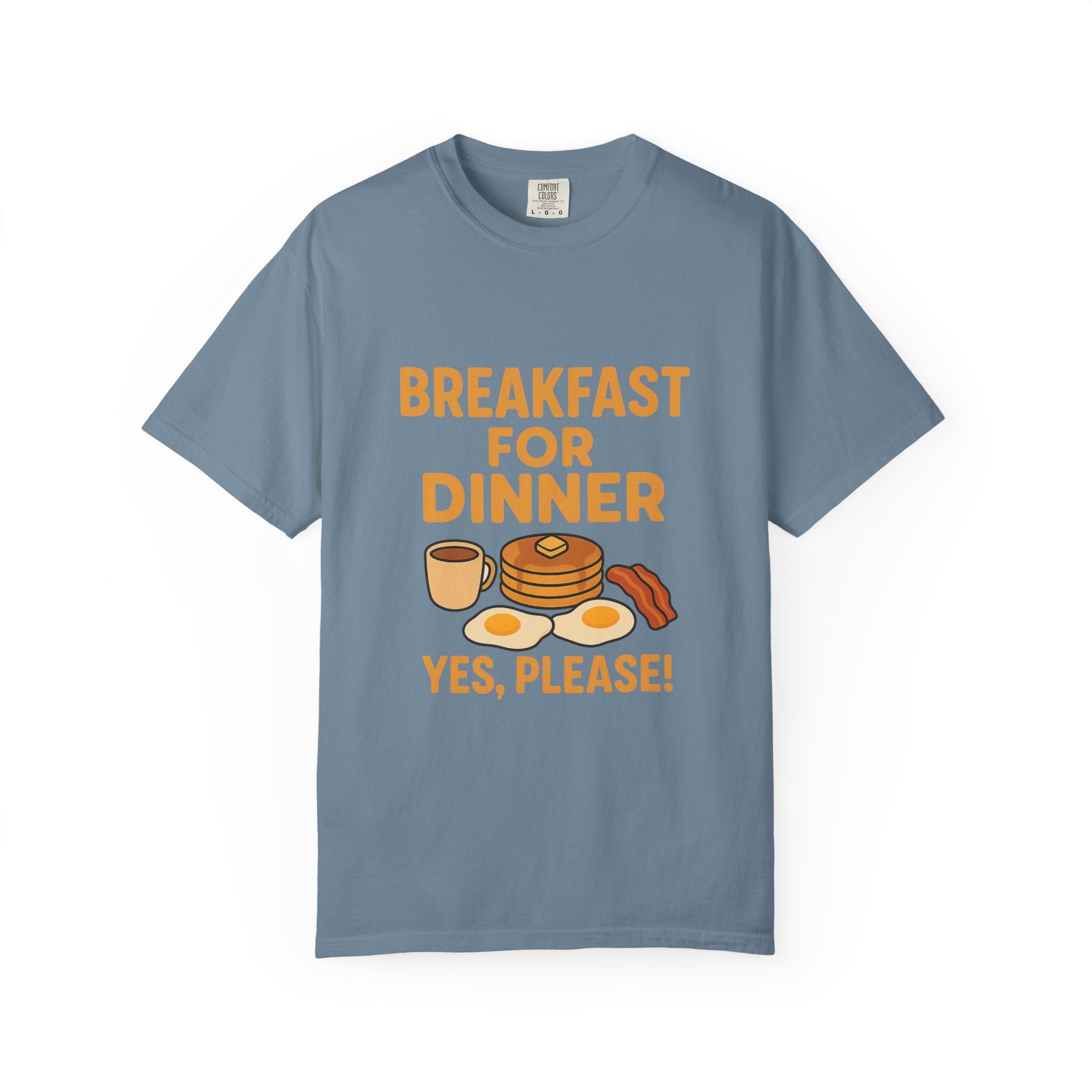 Cute Breakfast for Dinner Unisex T-shirt | Fun Foodie Tee, Gift for Food Lovers, Casual Wear, Brunch Shirt, Breakfast Lovers
