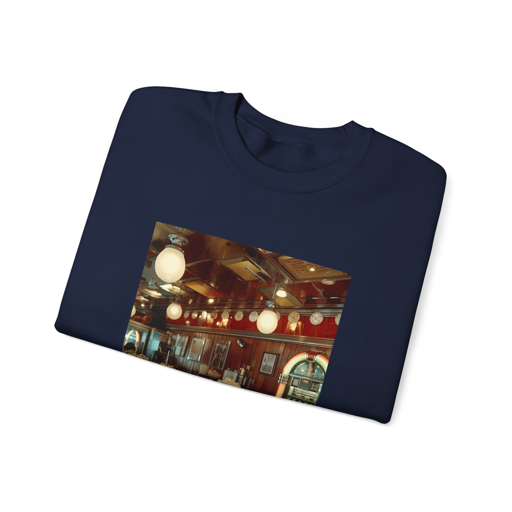 Cozy Café Vibes Sweatshirt, Unisex Crewneck, Coffee Lover Gift, Retro Coffee Shop Aesthetic, Perfect for Fall, Great for Lounging