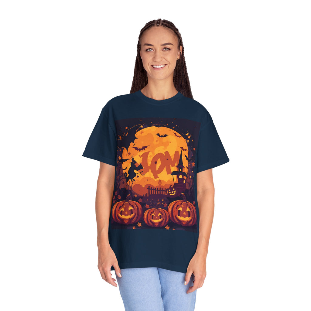 Halloween Pumpkin Graphic Tee, Unisex T-shirt, Spooky Shirt, Pumpkin Shirt, Fall Fashion, Halloween Costume, Autumn Apparel