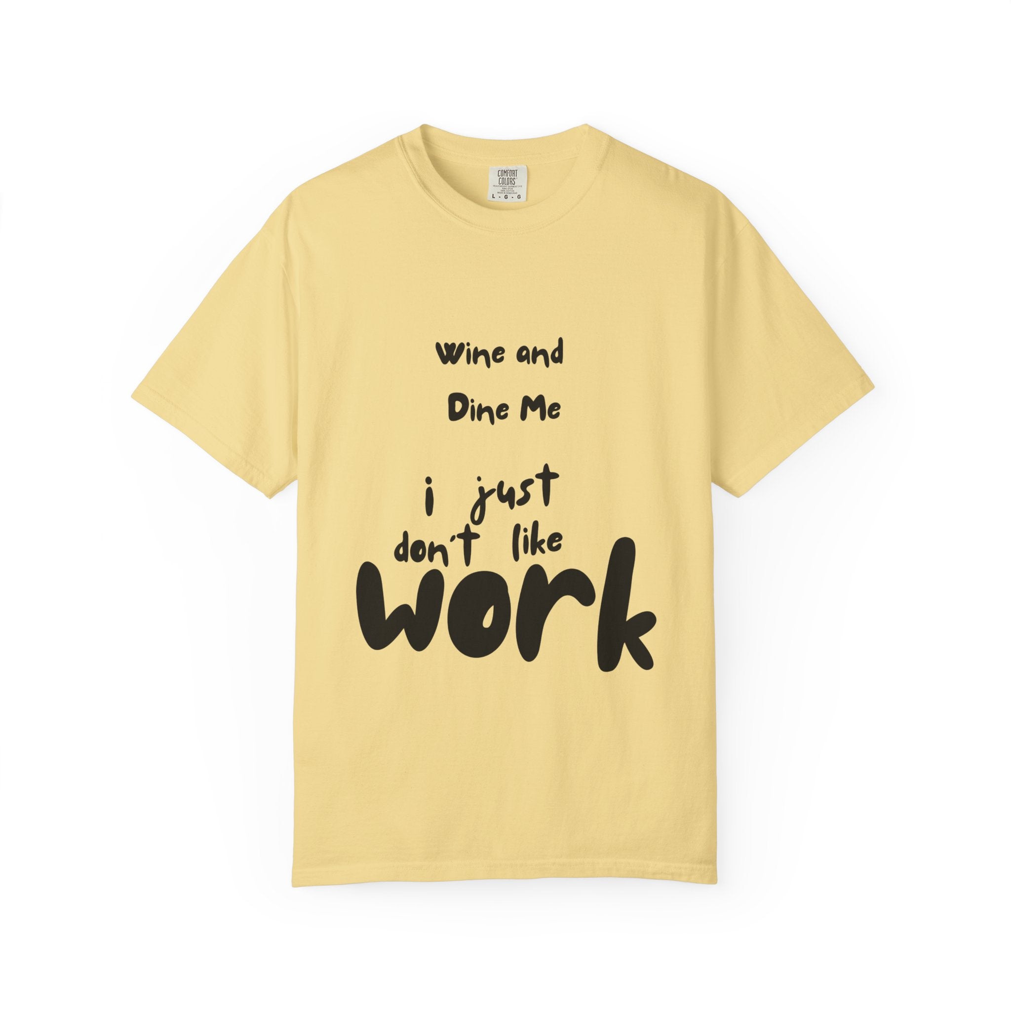 Wine & Dine Unisex T-Shirt: Casual Humor Tee for Parties, Gifts, or Everyday Wear – Fun Statement Shirt