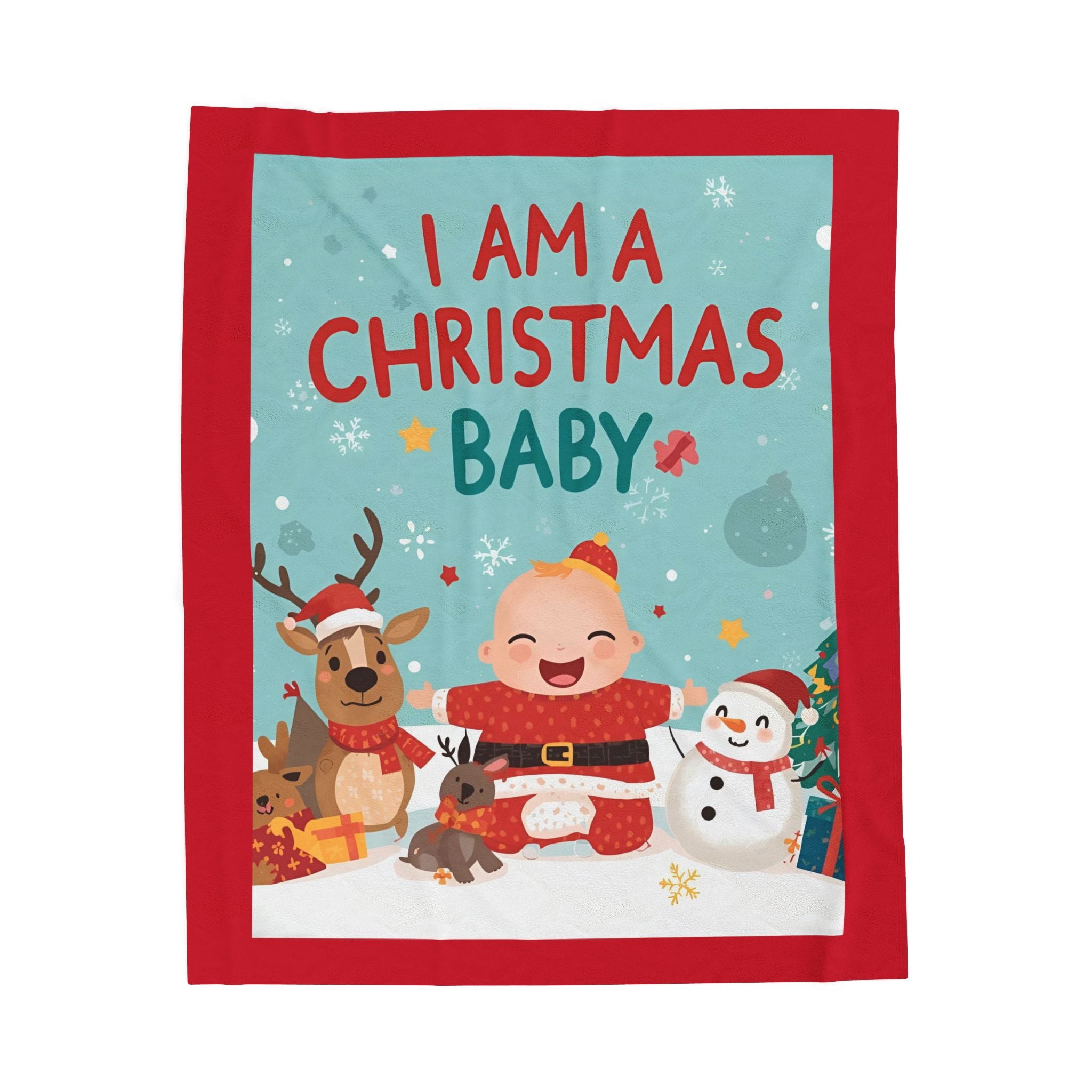 Christmas Velveteen Plush Blanket