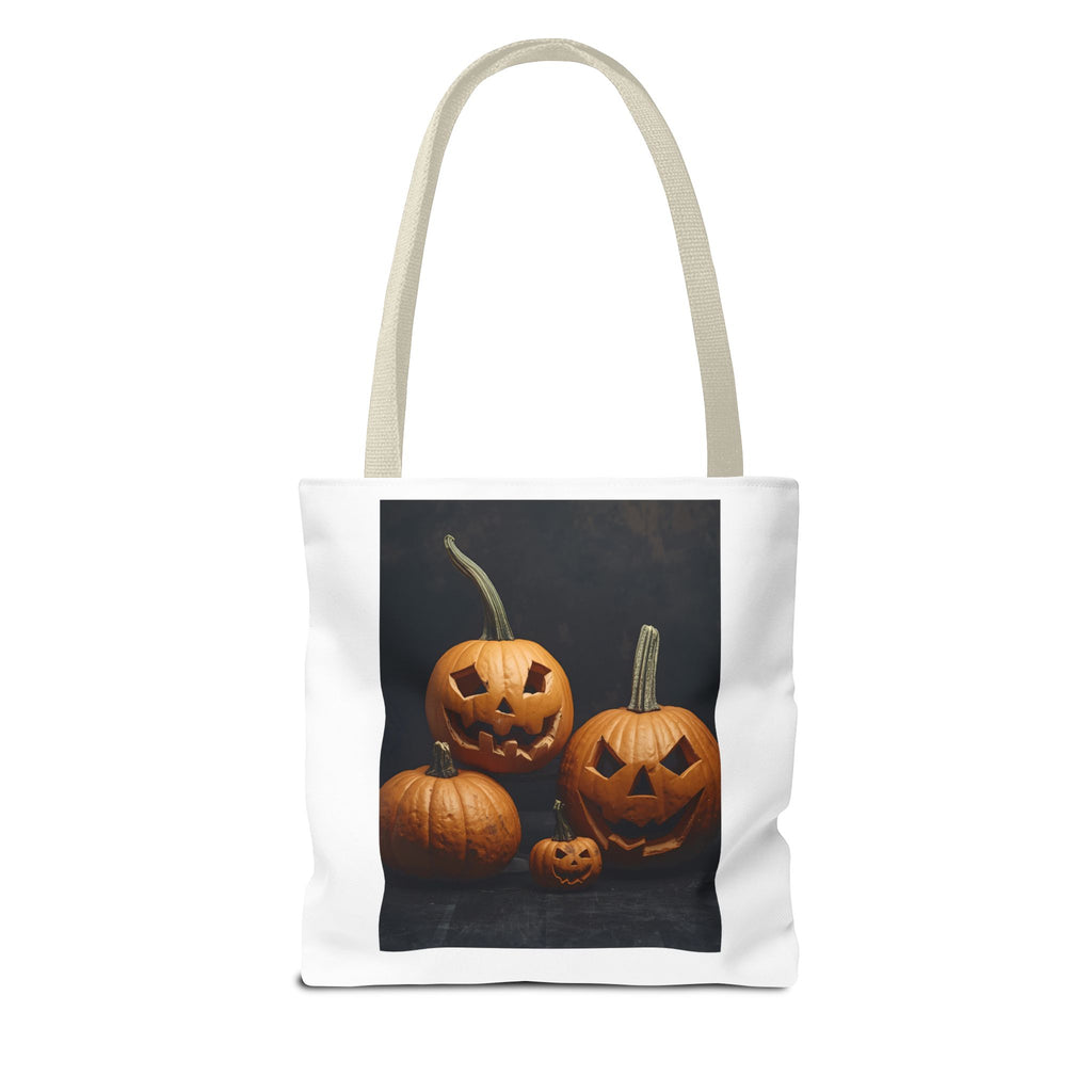 Spooky Halloween Pumpkin Tote Bag (AOP)