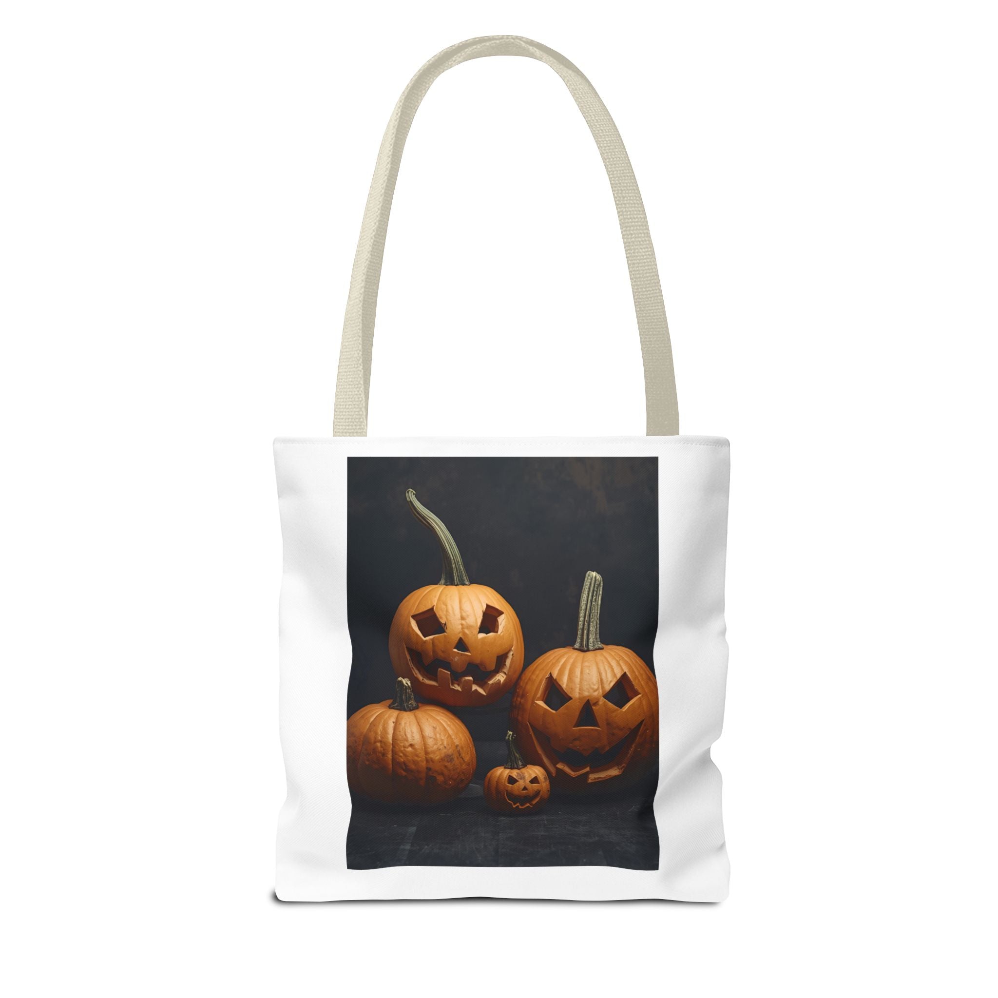 Spooky Halloween Pumpkin Tote Bag (AOP)