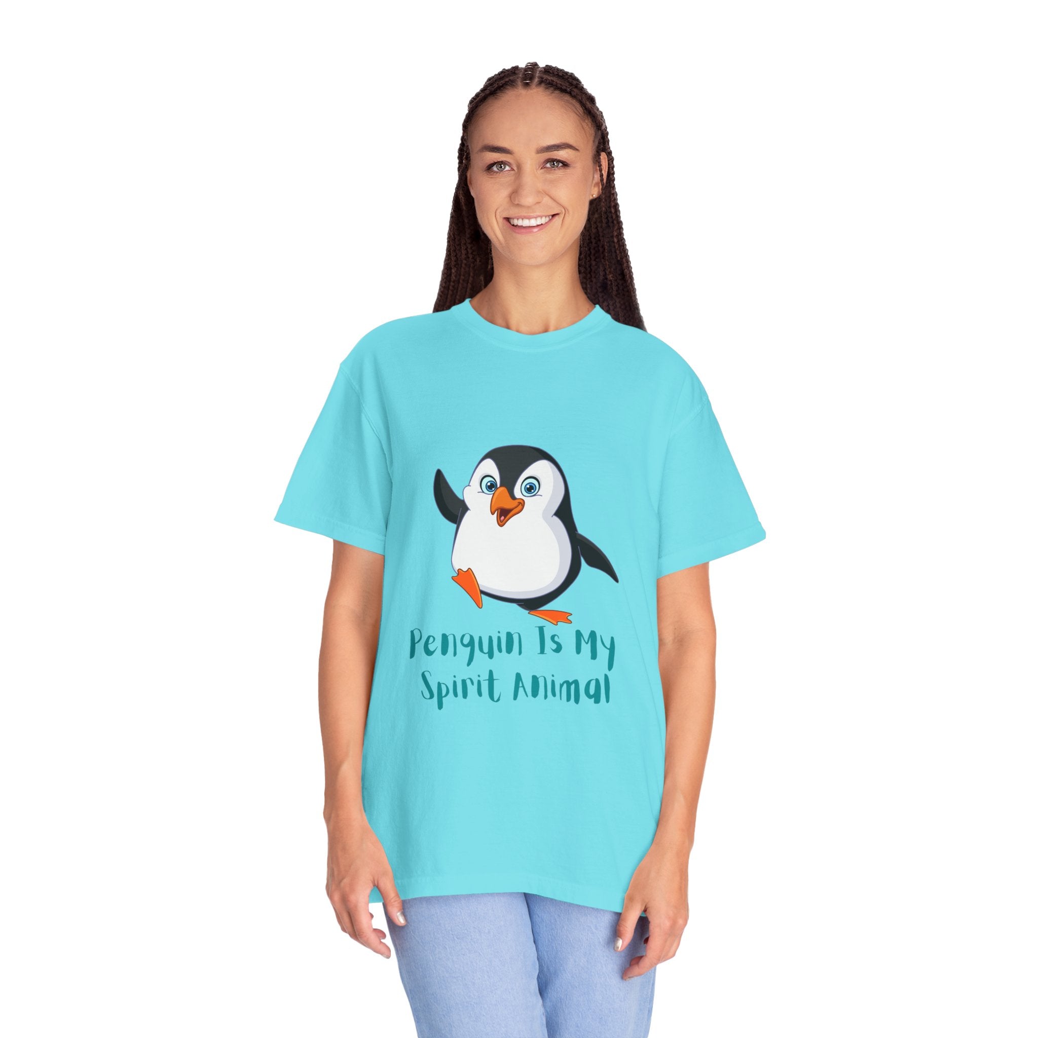 Penguin Spirit Animal T-Shirt - Fun Graphic Tee, Animal Lover Gift, Casual Wear, Unisex Fashion, Cute Birthday Top
