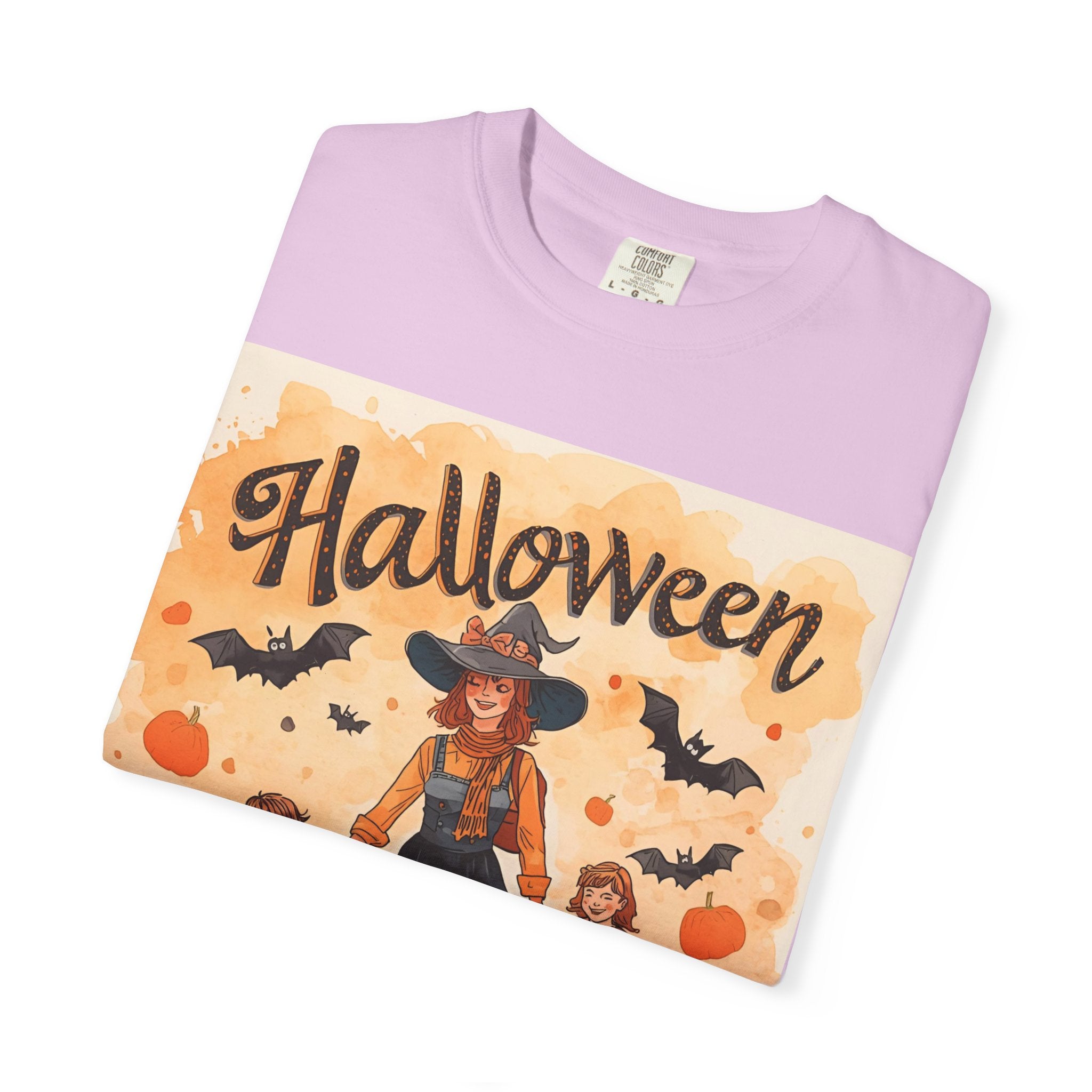 Halloween Themed Mom And Children Unisex T-shirt, Spooky Family Shirt, Fall Apparel, Halloween Costume Tee, Handcrafted Halloween Gift