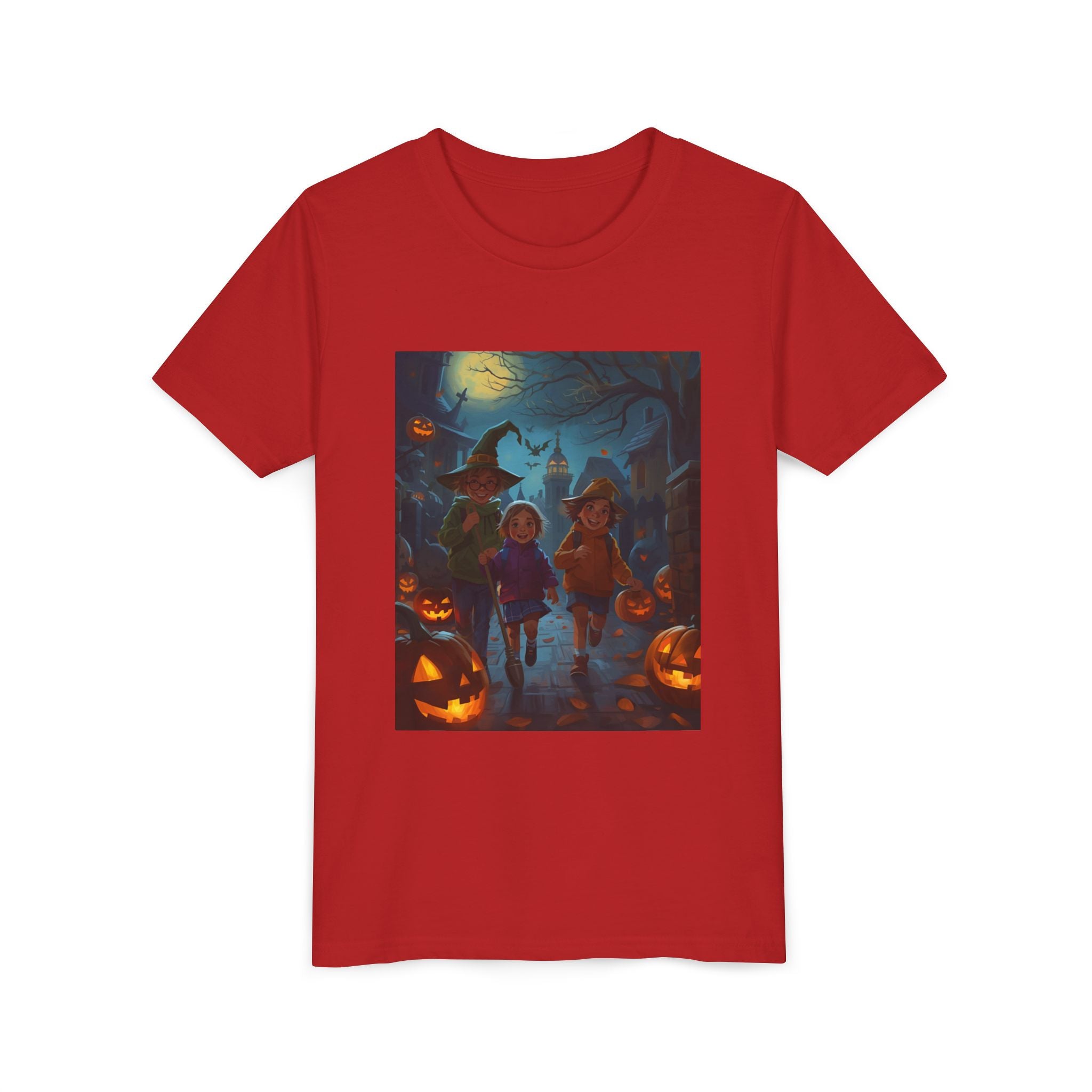 Spooky Halloween Youth Tee | Fun Kids Shirt for Halloween Parties, Trick-or-Treating, Fall Celebrations, Spooky Vibes, Cute Costumes
