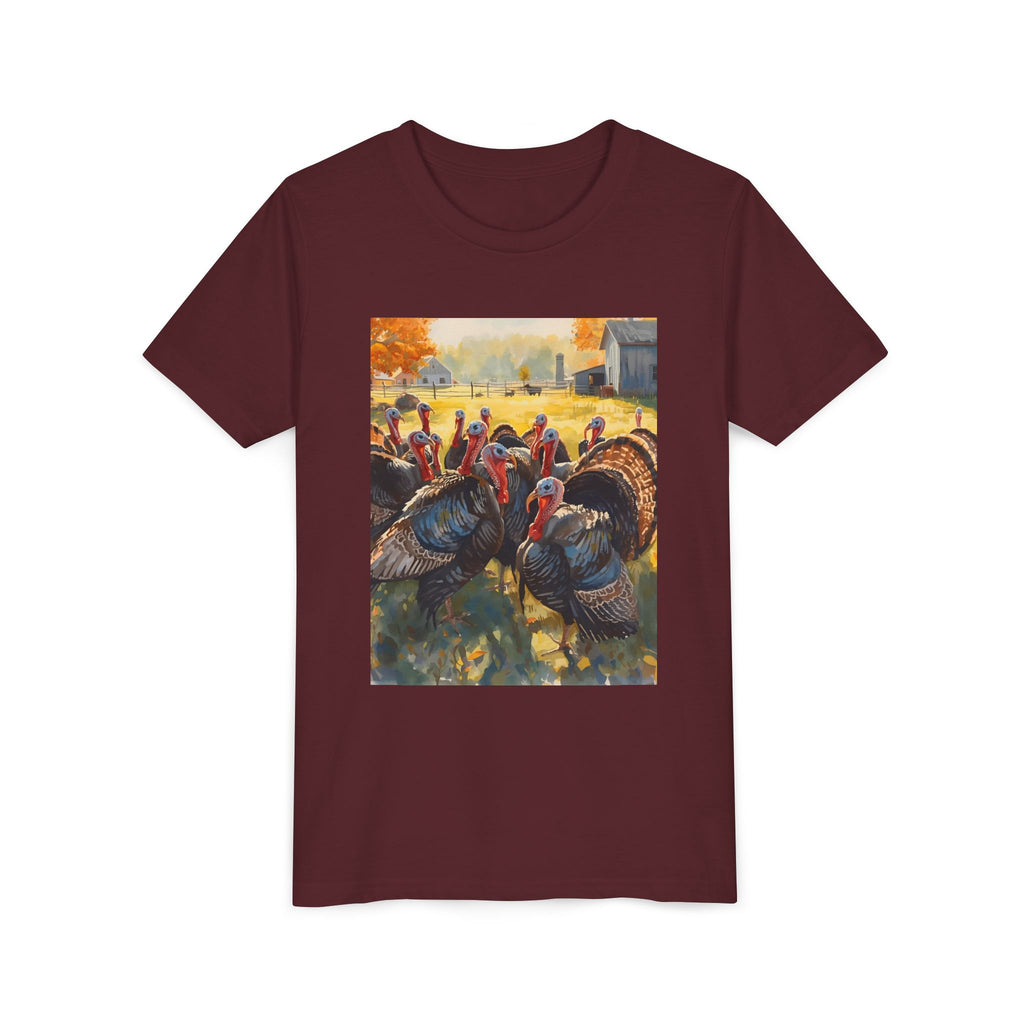 Thanksgiving Turkey Youth Short Sleeve Tee