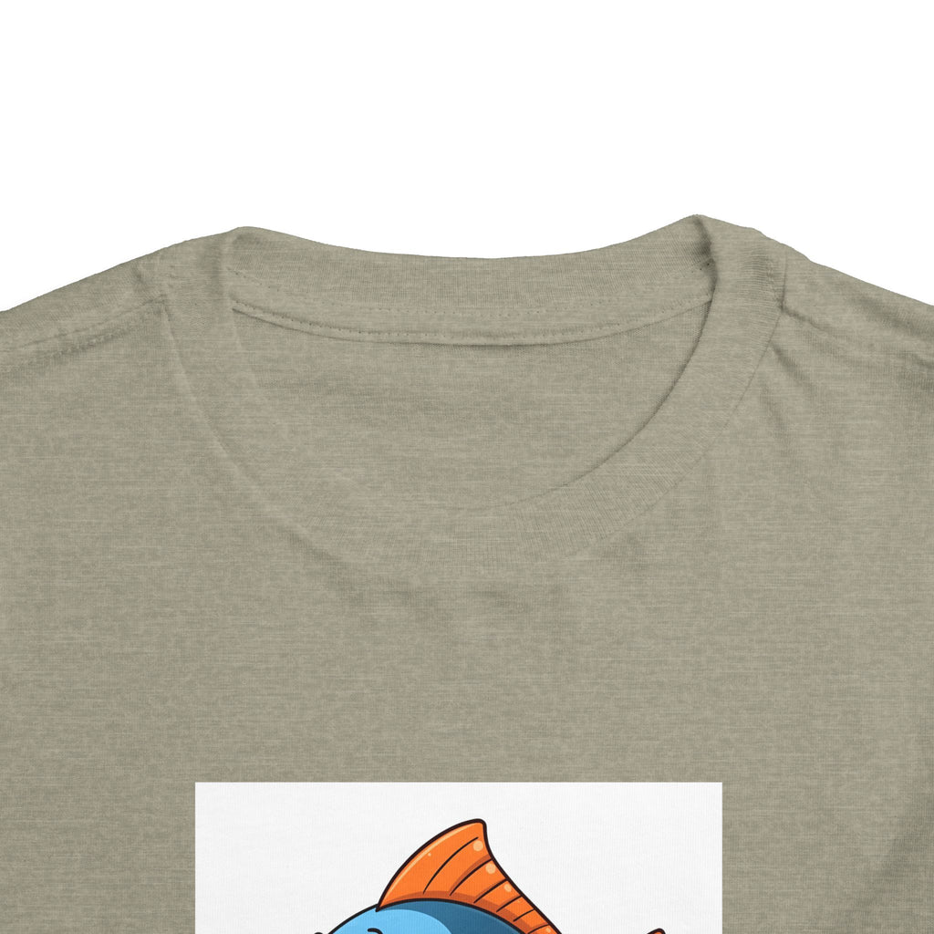 Here Fishy Fishy Fishy Toddler Short Sleeve Tee