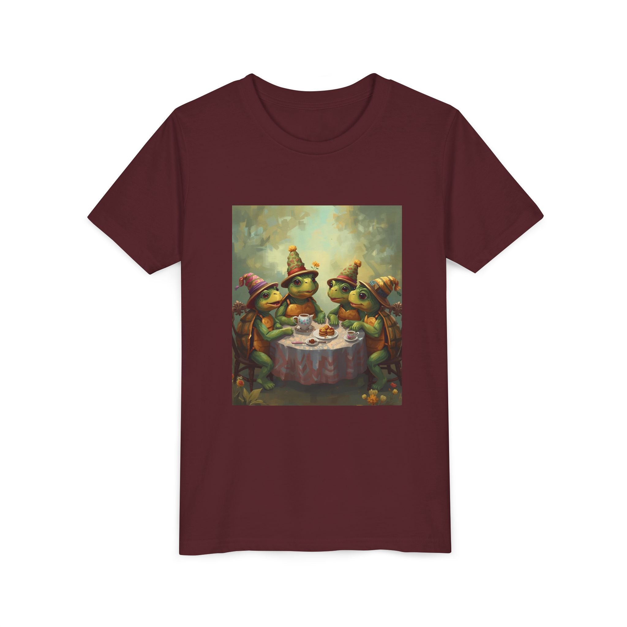 Whimsical Turtle Youth Short Sleeve Tee