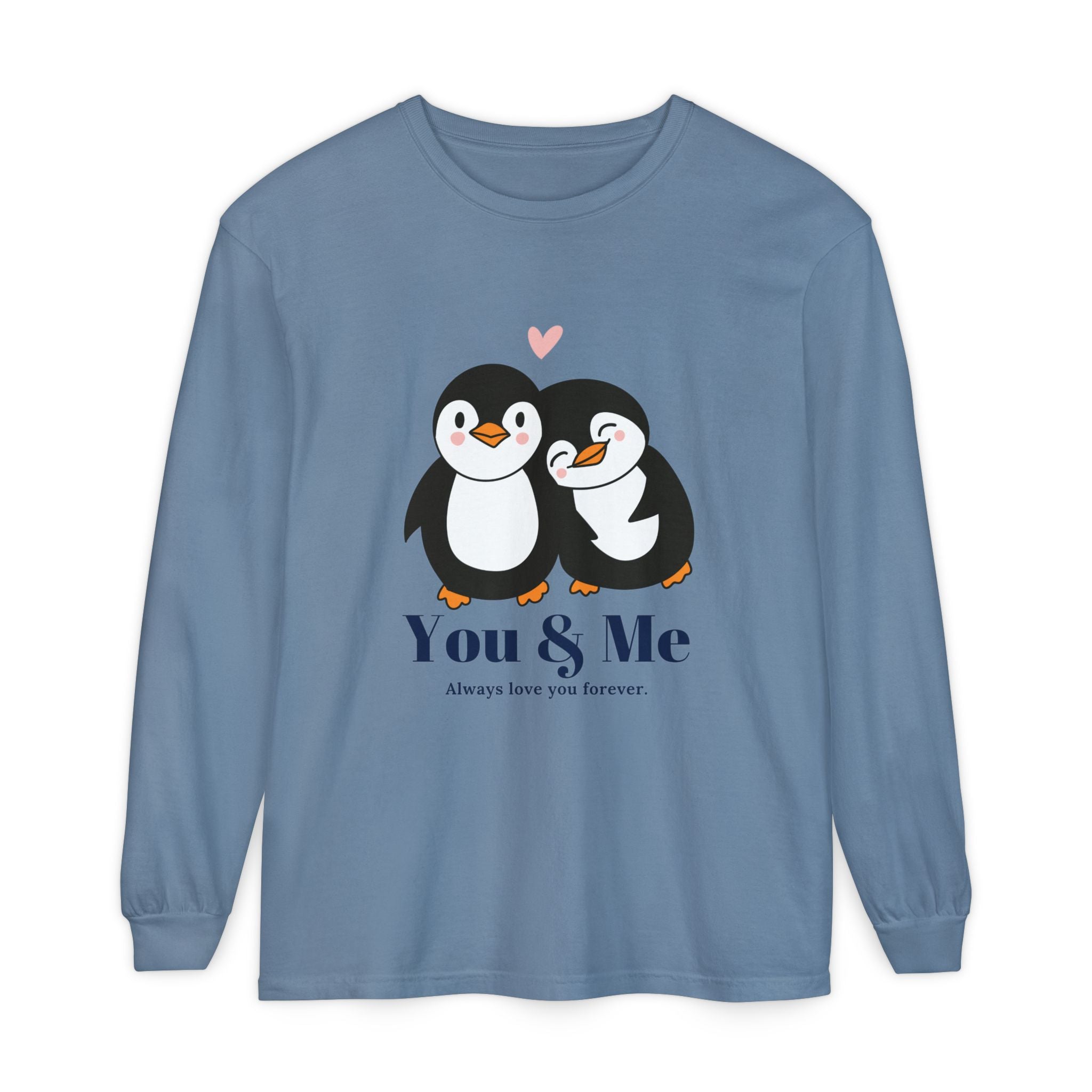 Adorable Penguin Love Long Sleeve T-Shirt | Cute Couples Gift, Valentine's Day Apparel, Matching Tees, Cozy Date Night Wear, [...]