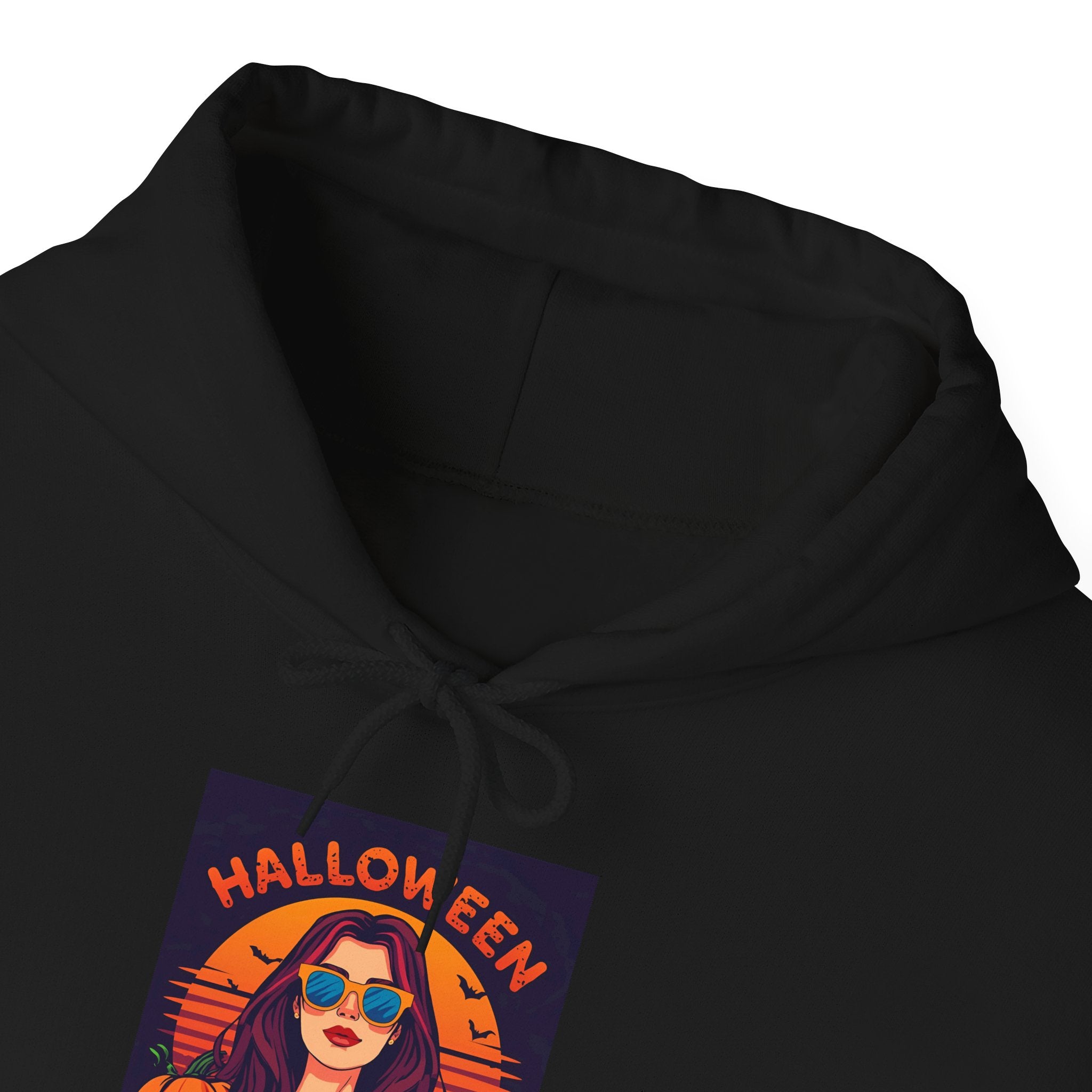 Stylish Halloween Themed Sweatshirt, Cozy Hooded Pullover, Fall Fashion, Spooky Season Apparel, Unisex Hoodie for Halloween