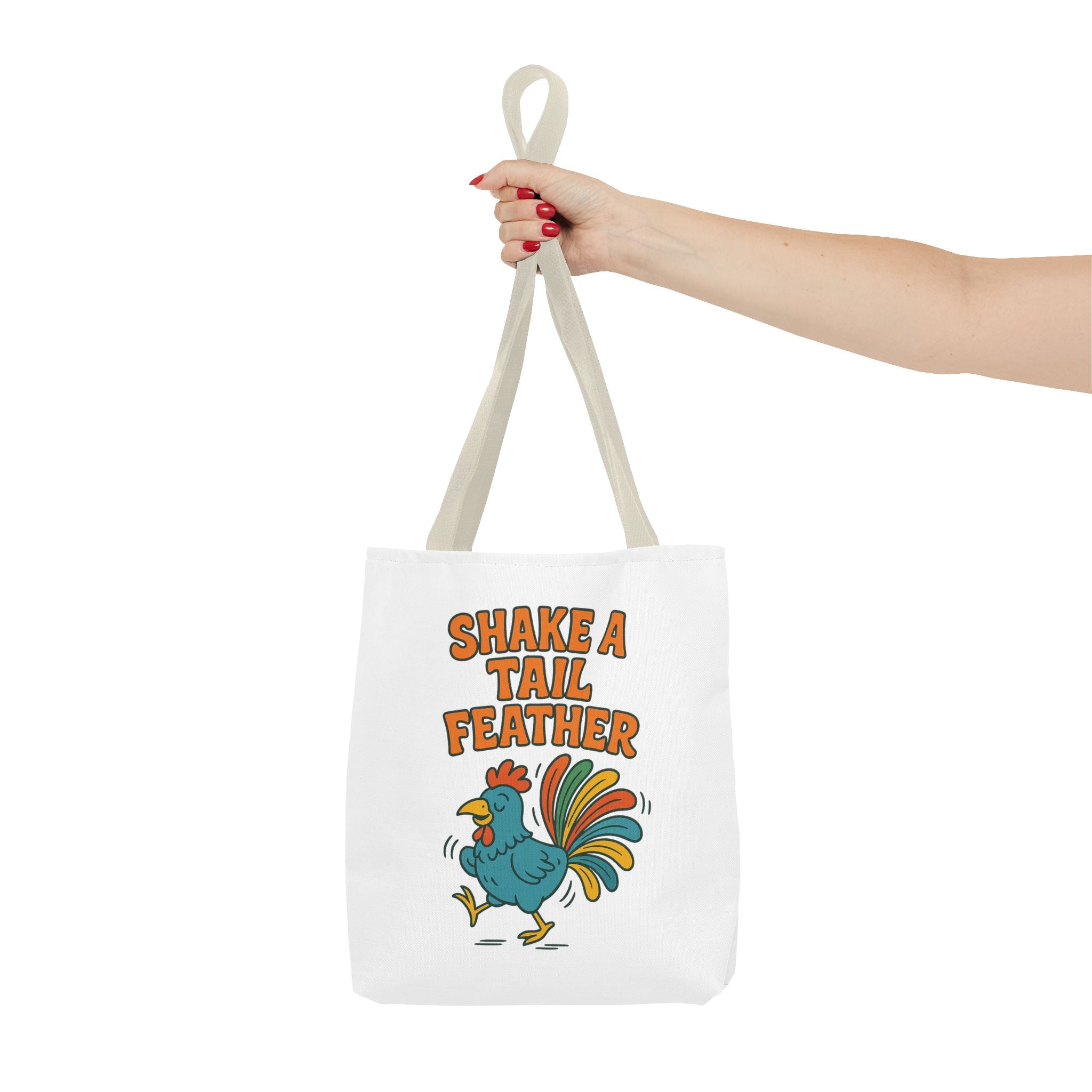 Shake A Tail Feather Funny Chicken Tote