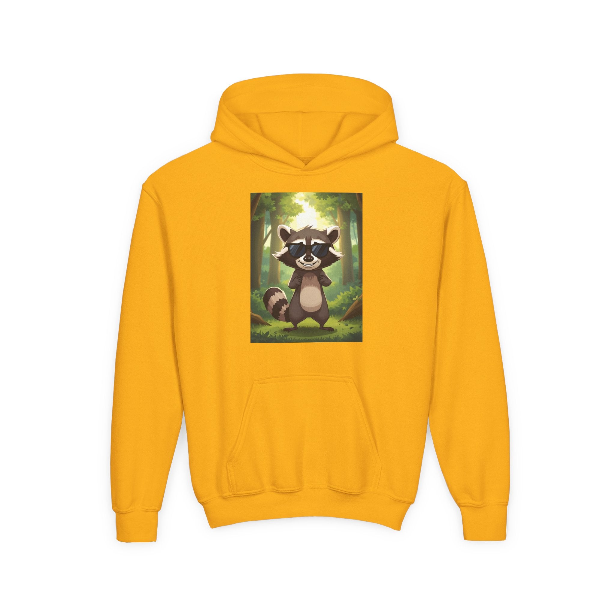 Raccoon Youth Heavy Blend Hooded Sweatshirt
