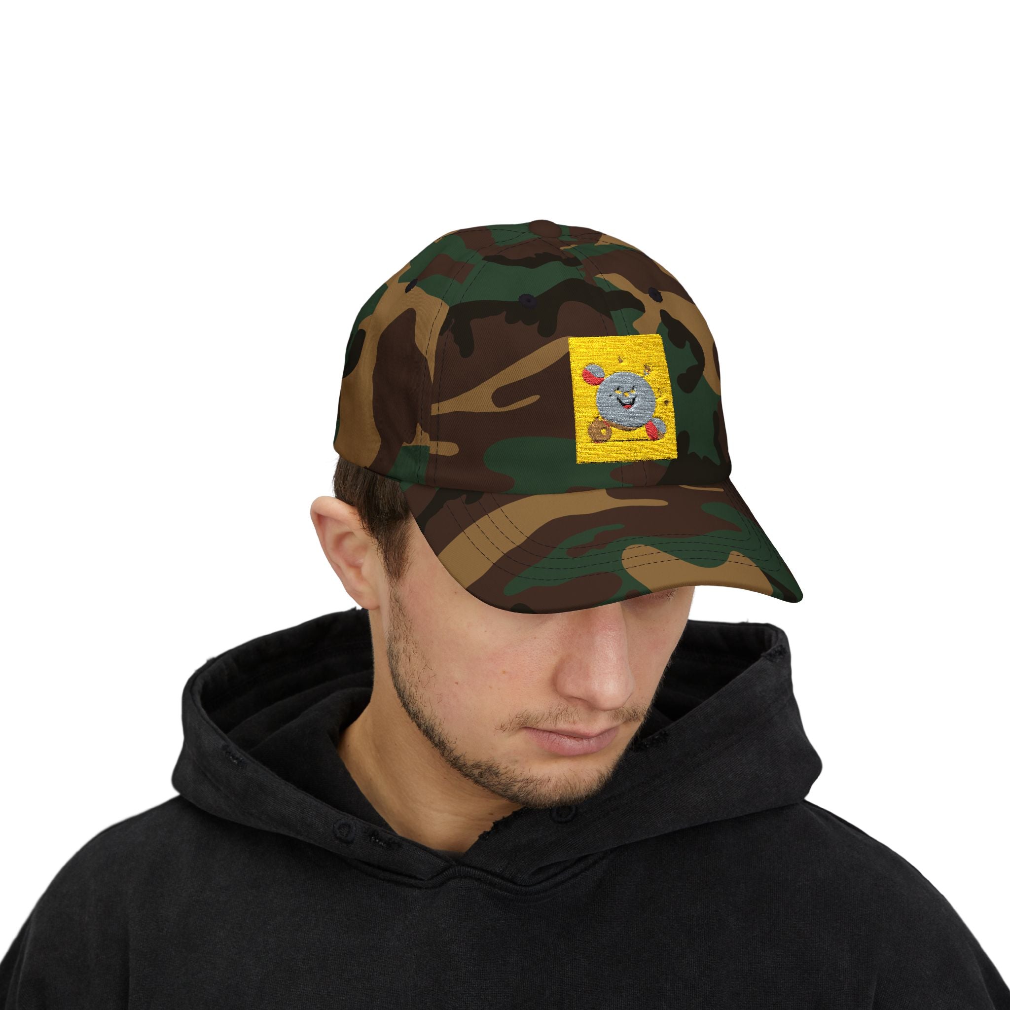 Whimsical Colorful Classic Dad Cap - Fun Vintage Embroidery, Ideal Gift for Father's Day, Casual Wear, Summer Outing, Unique Accessory