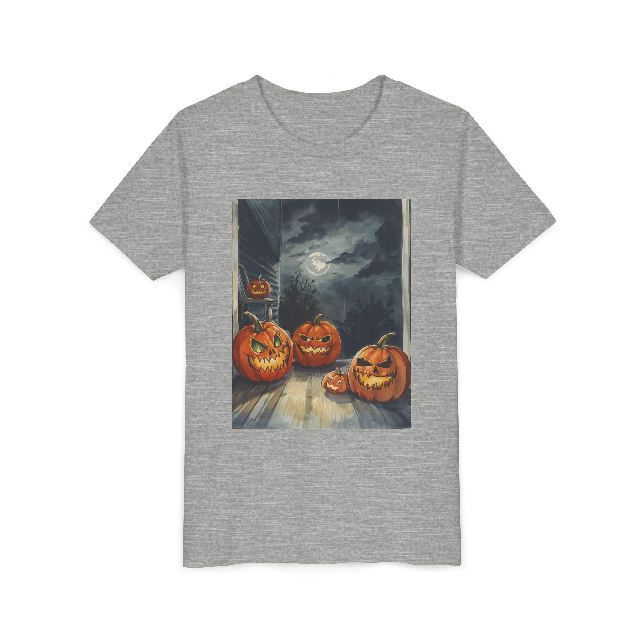 Halloween Pumpkin Spooky Youth Short Sleeve Tee