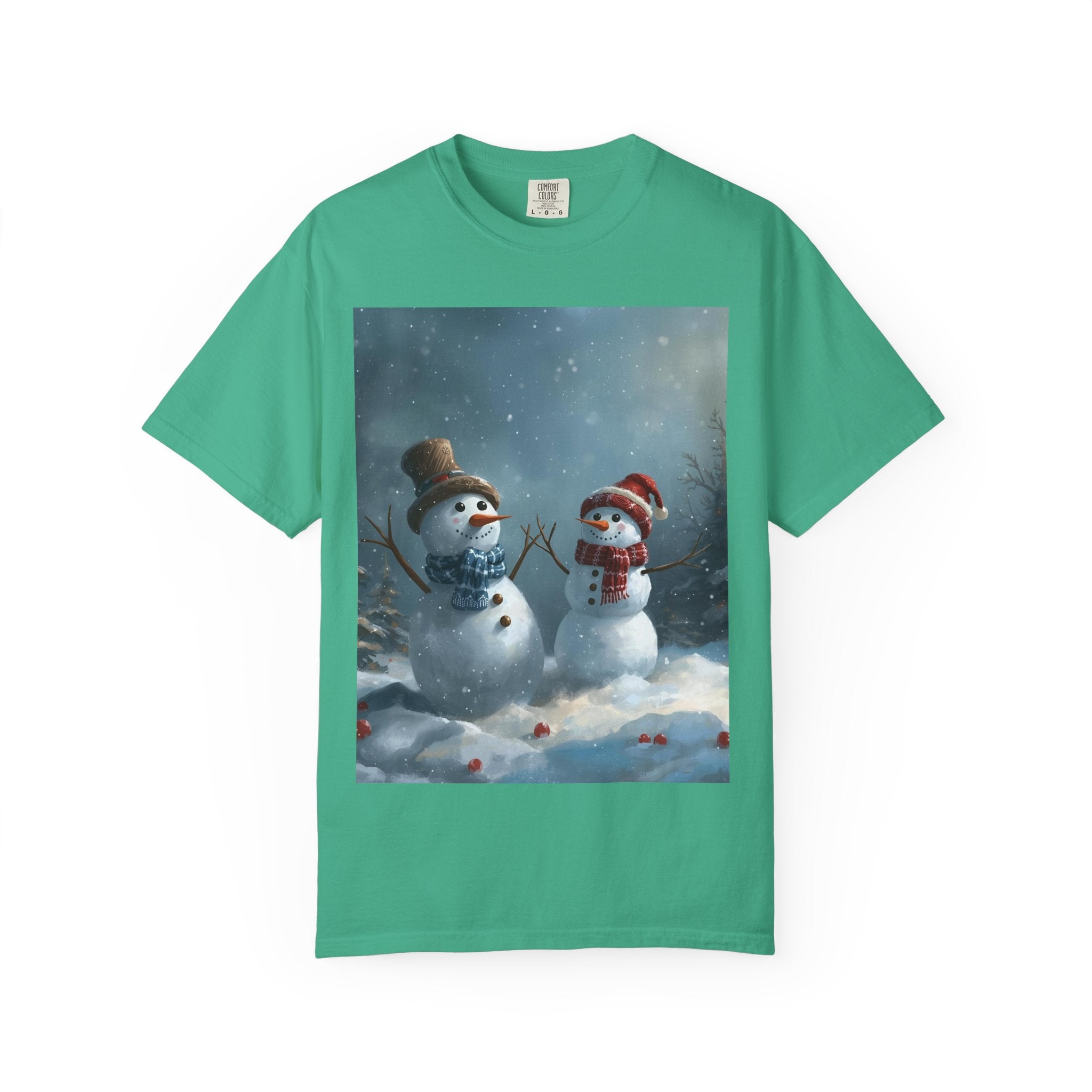 Christmas Winter Wonderland Snowman T-Shirt | Cozy Holiday Tee, Christmas Gift, Unisex Apparel, Seasonal Fashion, Winter Vibes