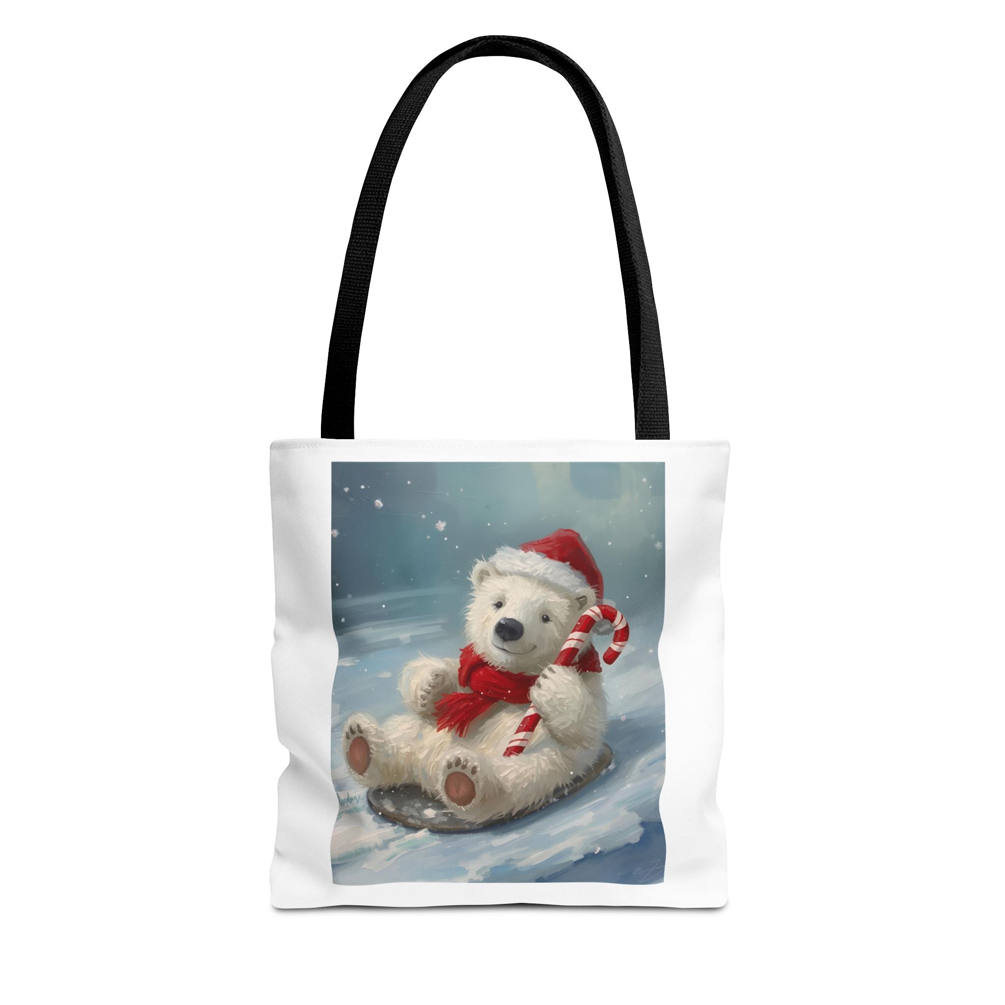 Cute Christmas Bear Tote Bag (AOP)